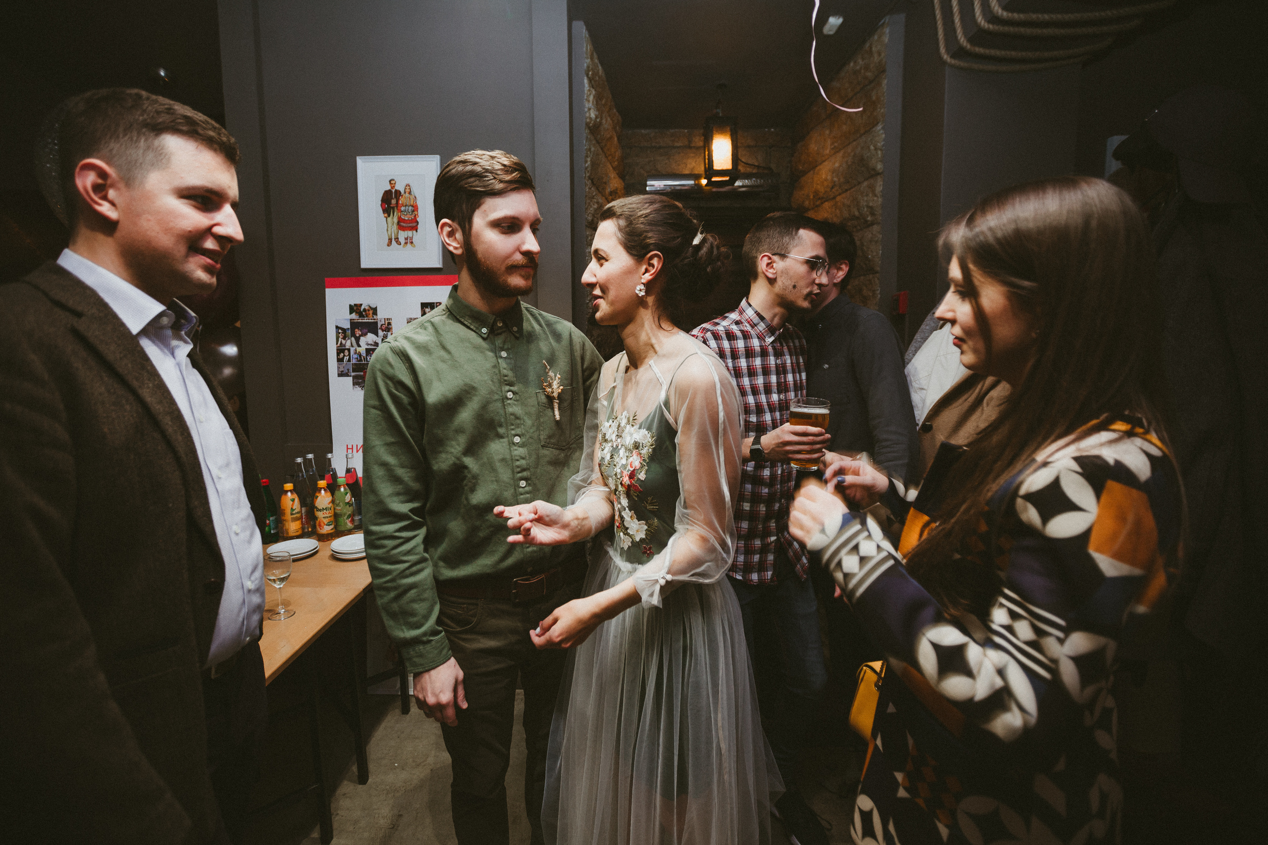 НикитаМарта (свадьба в баре). Фотограф Мария Немм
