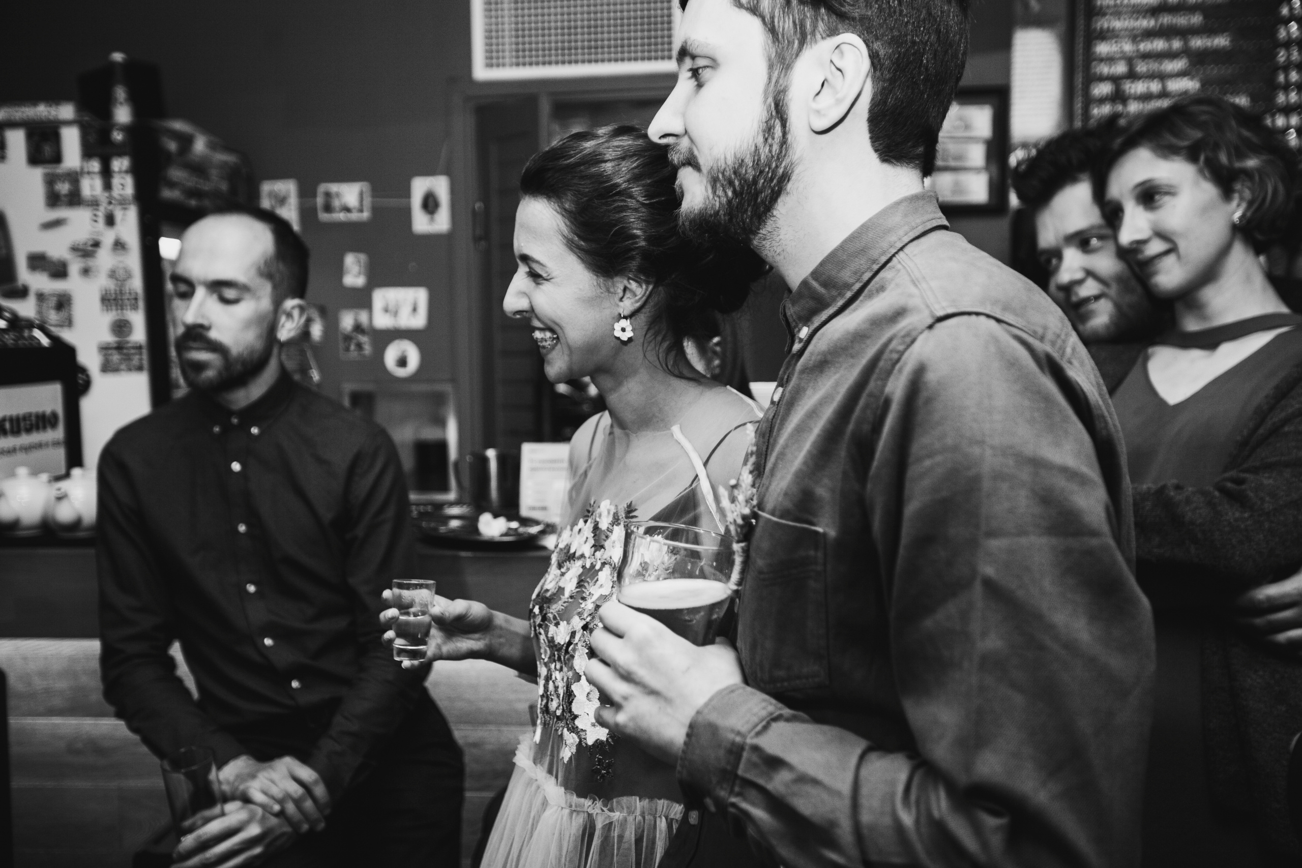 НикитаМарта (свадьба в баре). Фотограф Мария Немм