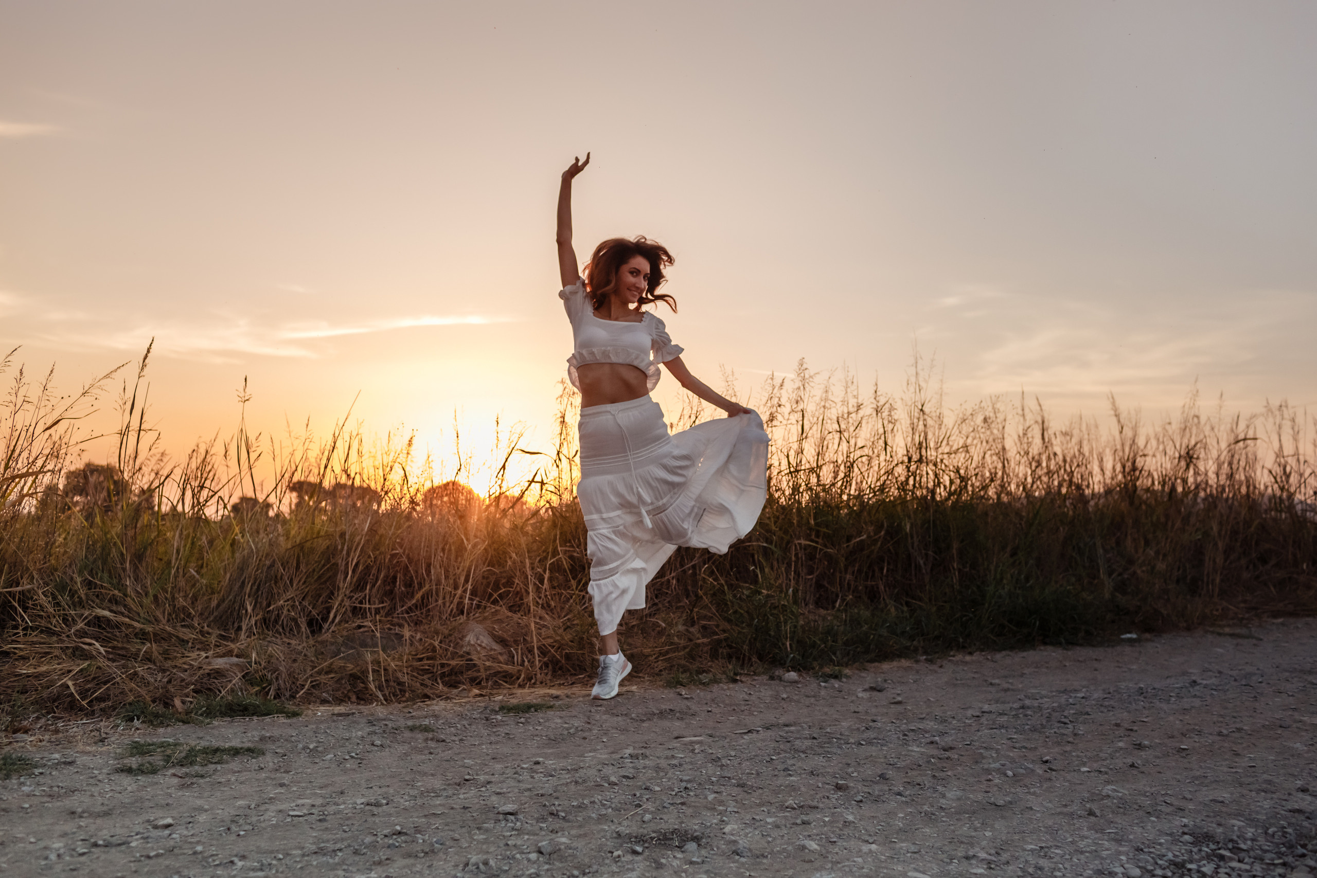 A photo session in the cotton field