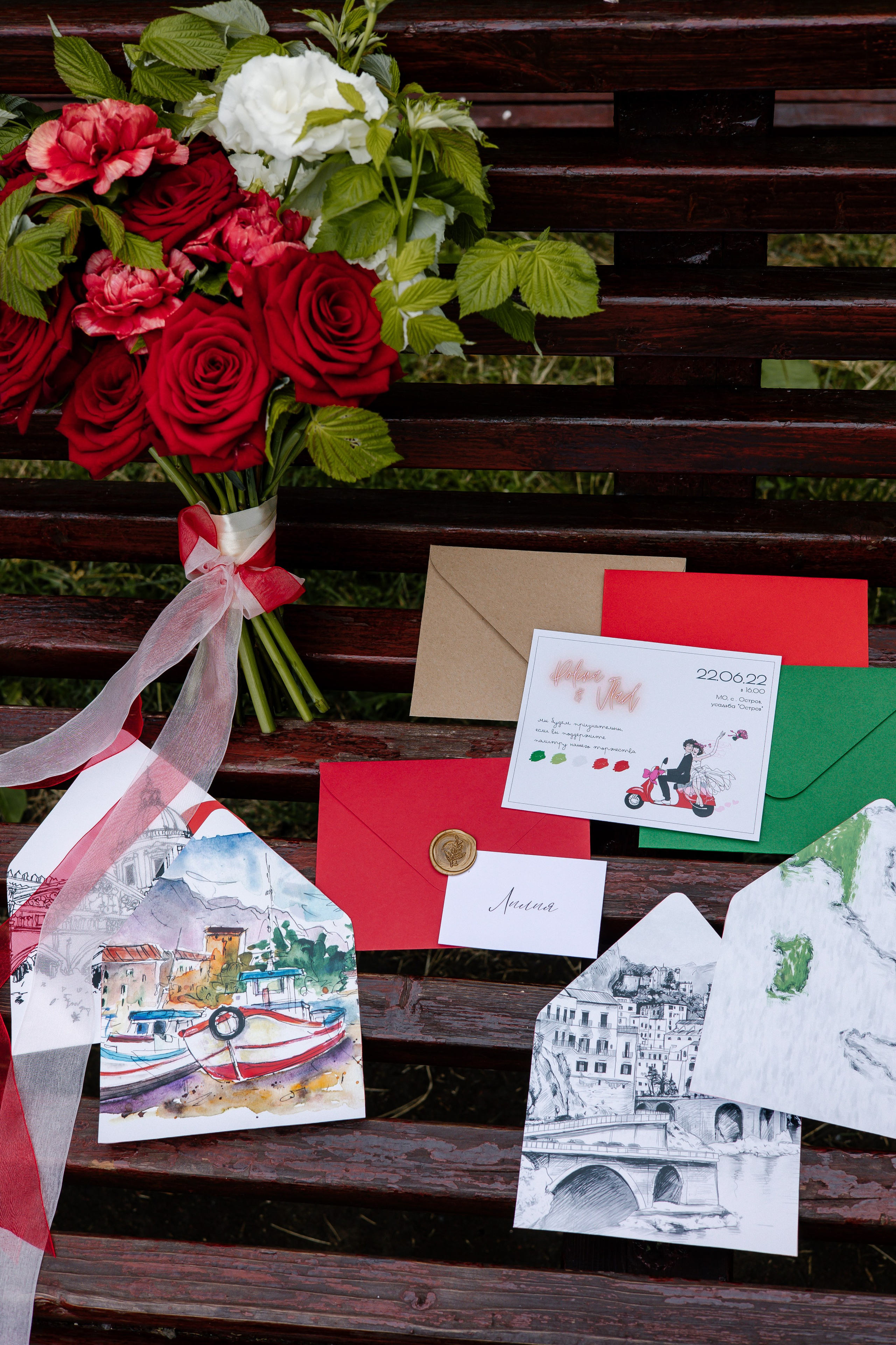 Свадьба в усадьбе Остров. Kirillova Studio — мастерская декора и событий Юли Кирилловой