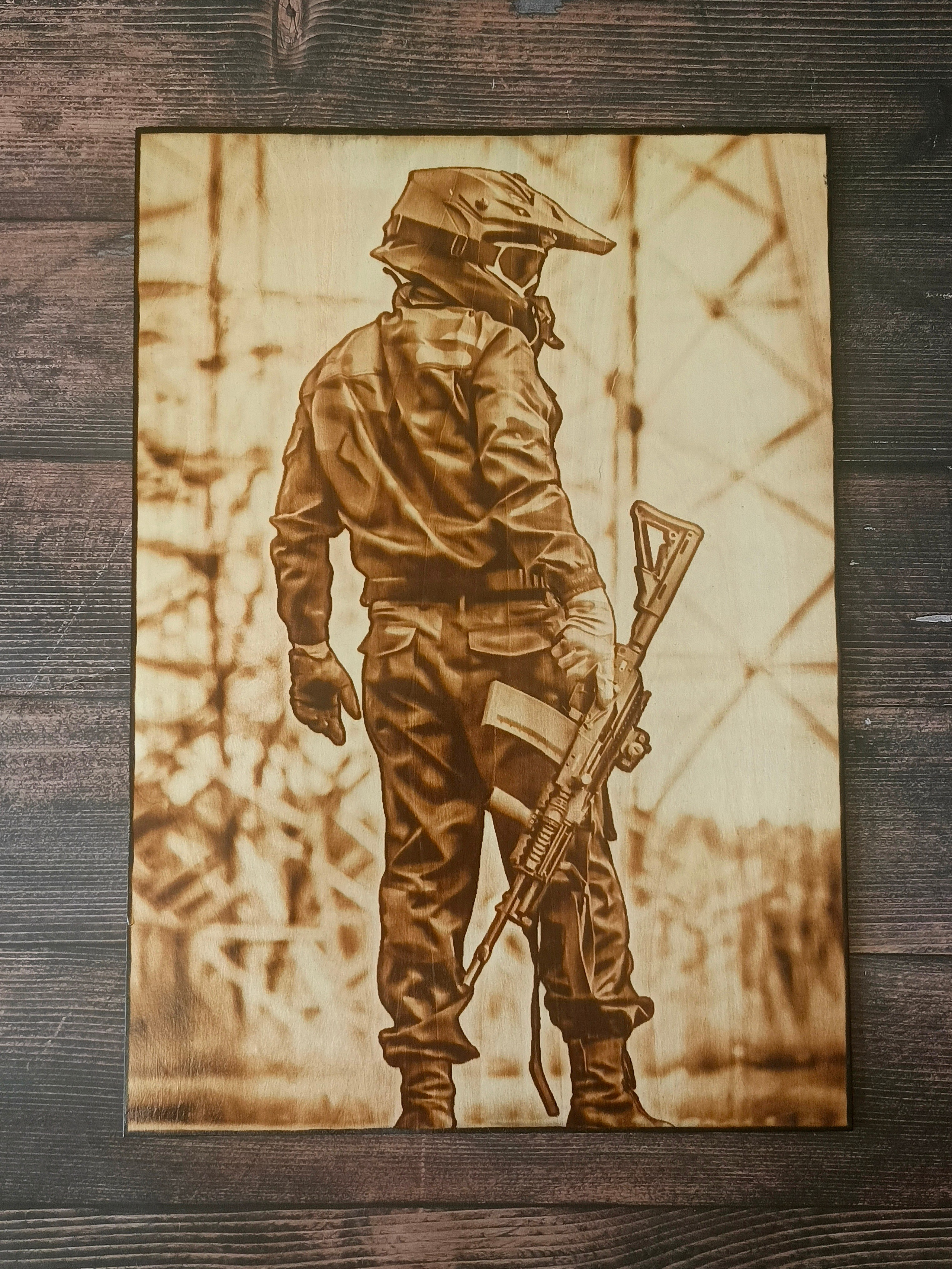 Портреты. Выжигания картин и портретов по фото