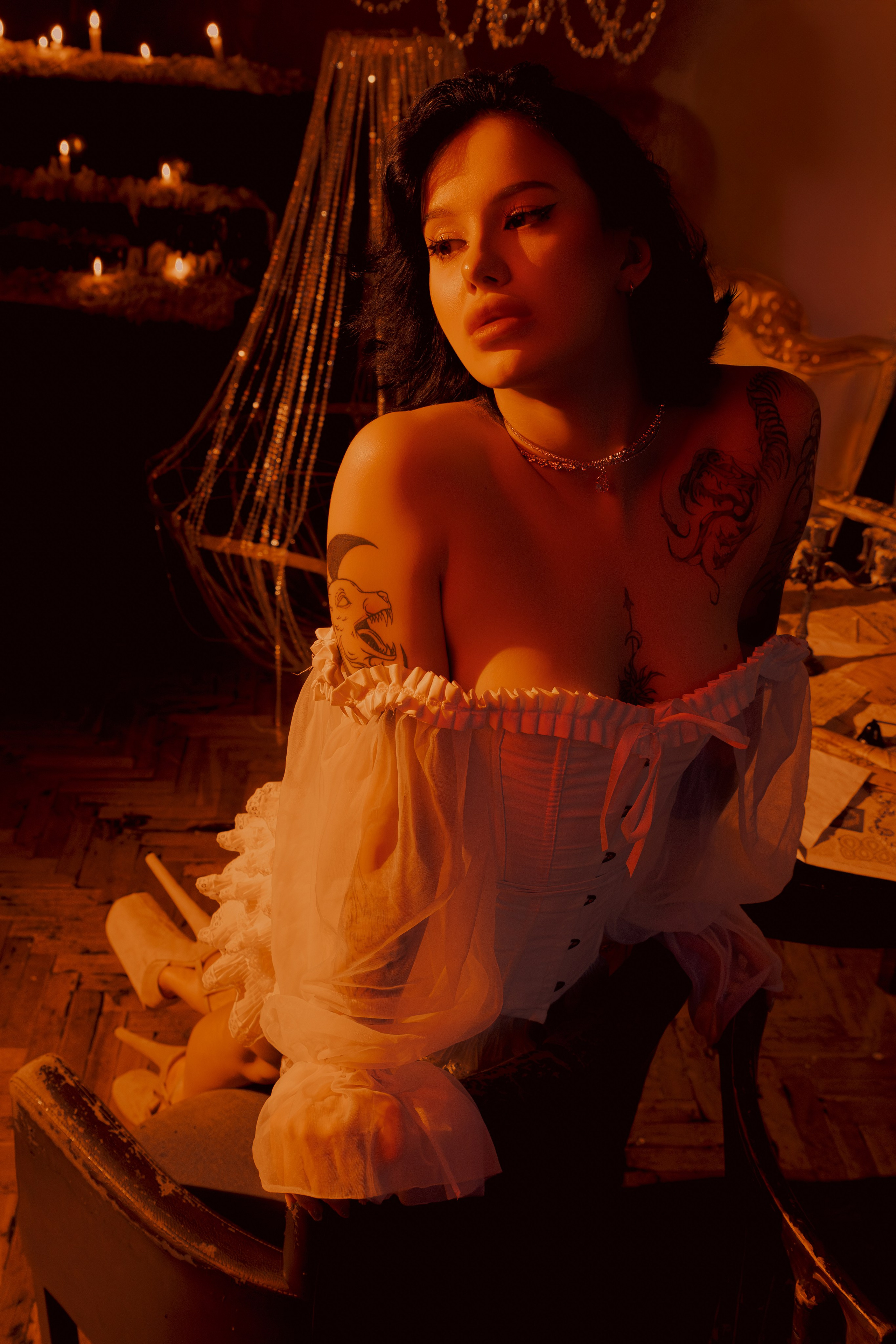 Ню-портреты в историческом стилеВинтажные портреты в стиле бара ПарамоновЪ