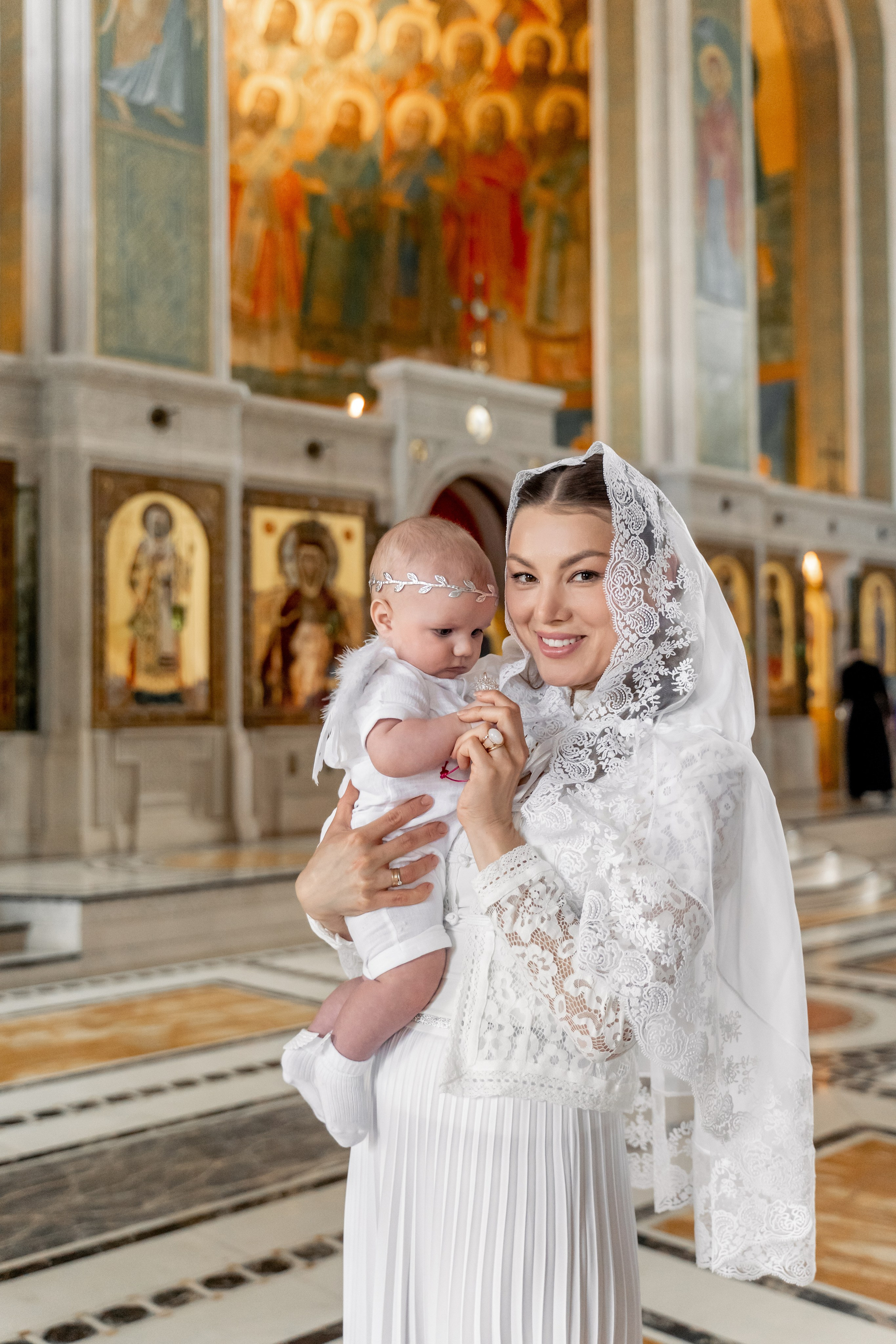 Крещение в Сретенском монастыре. Фотограф \ Видеограф на Крещение, Венчание Москва