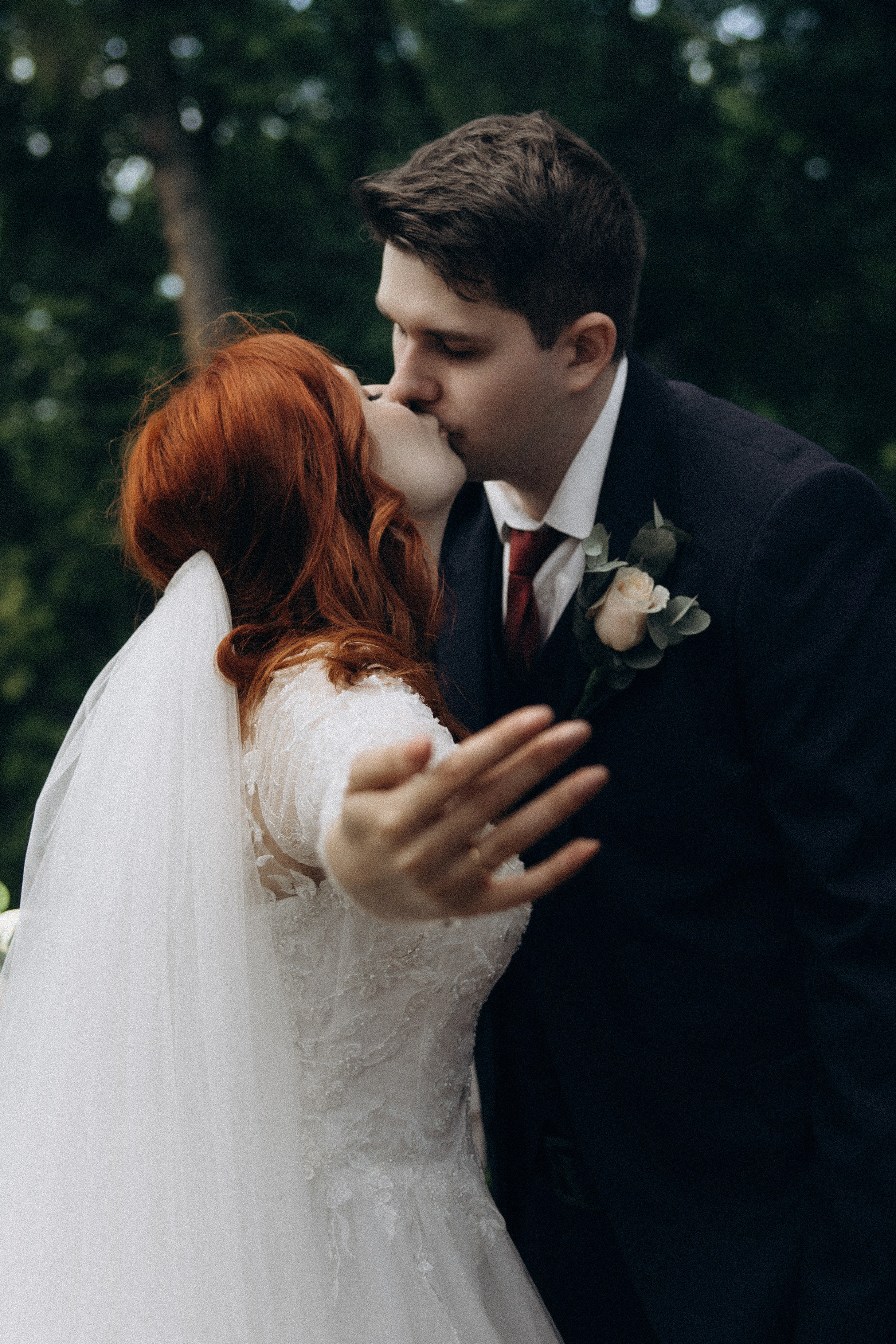 Фотосессия свадьбы Ивана и Александры в парке Горки Ленинские