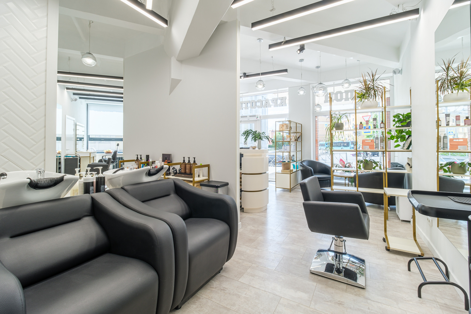 Интерьерная съёмка салона красоты Beauty Factory