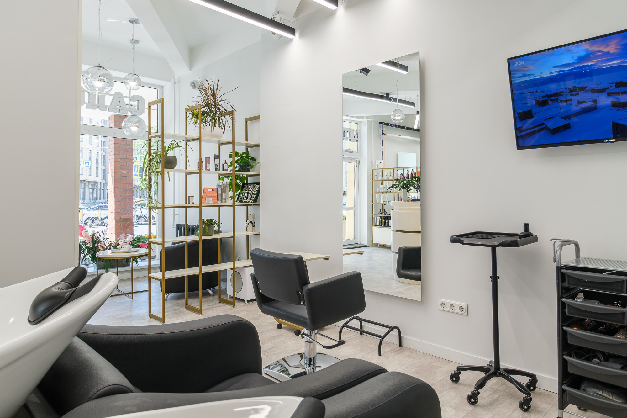 Интерьерная съёмка салона красоты Beauty Factory