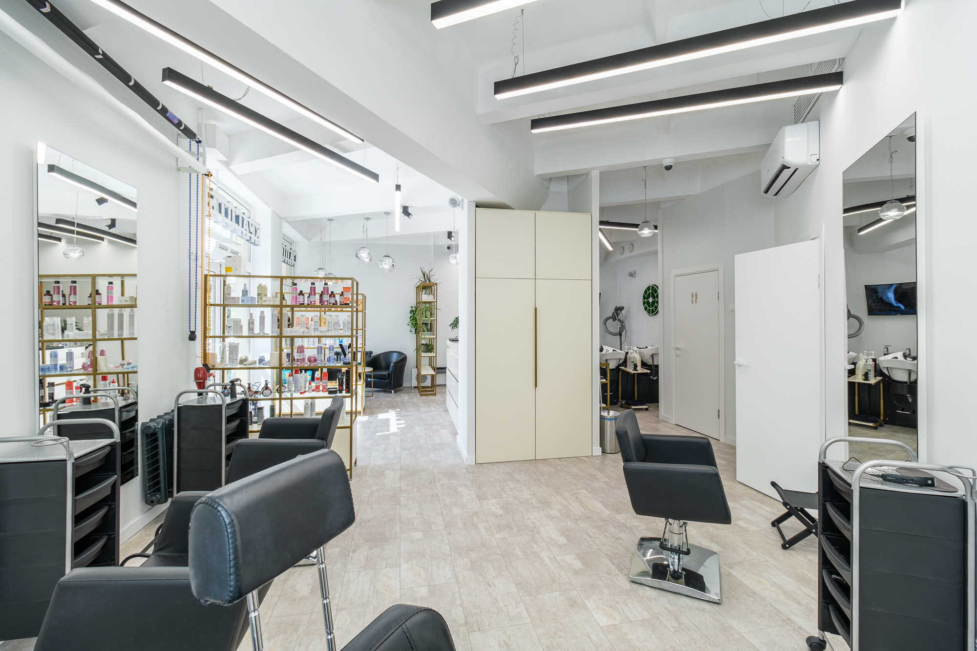Интерьерная съёмка салона красоты Beauty Factory