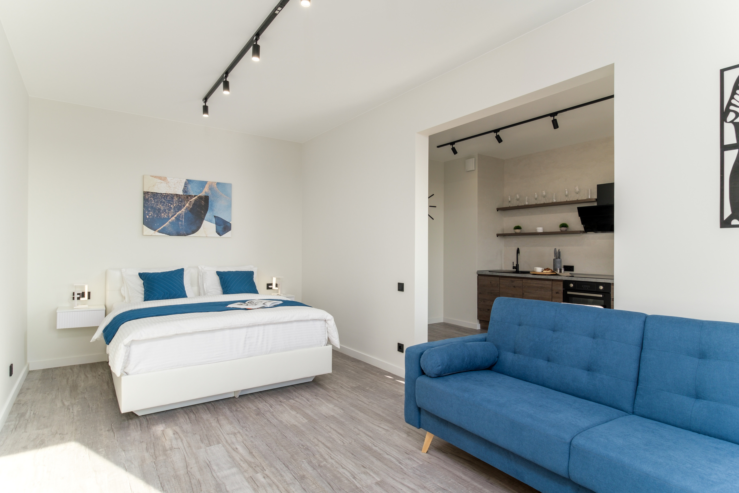 Интерьерная фотосъёмка апартаментов под аренду в Санкт-Петербурге