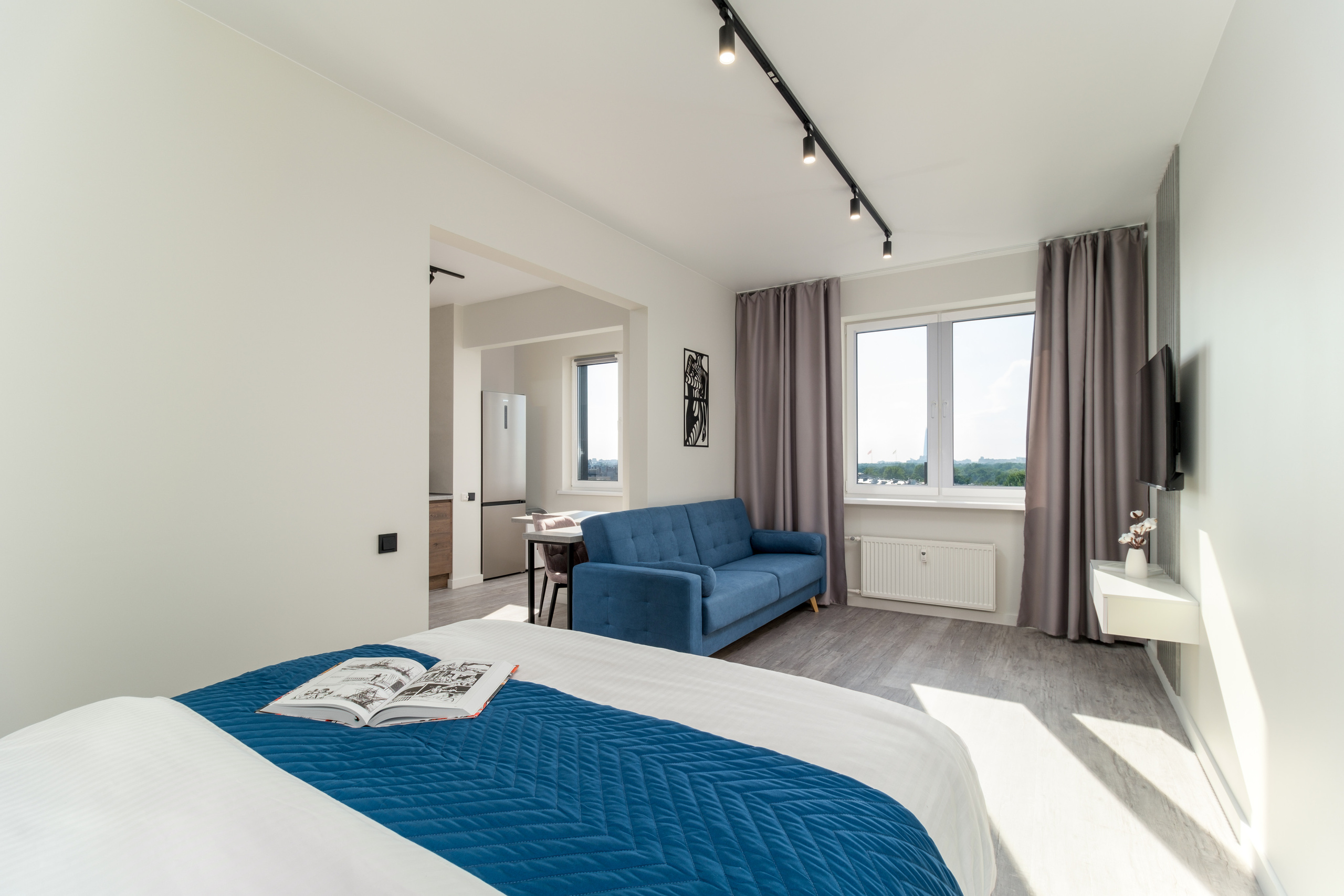 Интерьерная фотосъёмка апартаментов под аренду в Санкт-Петербурге