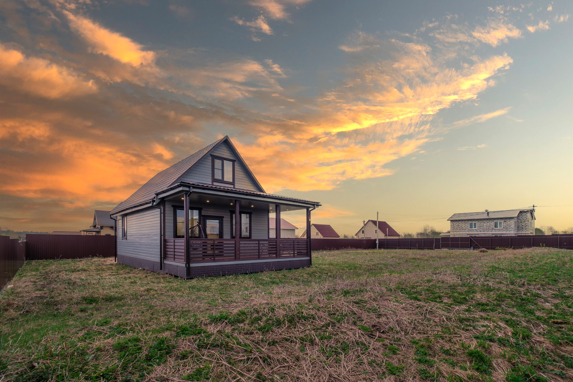 Двухэтажный дом в Терволово