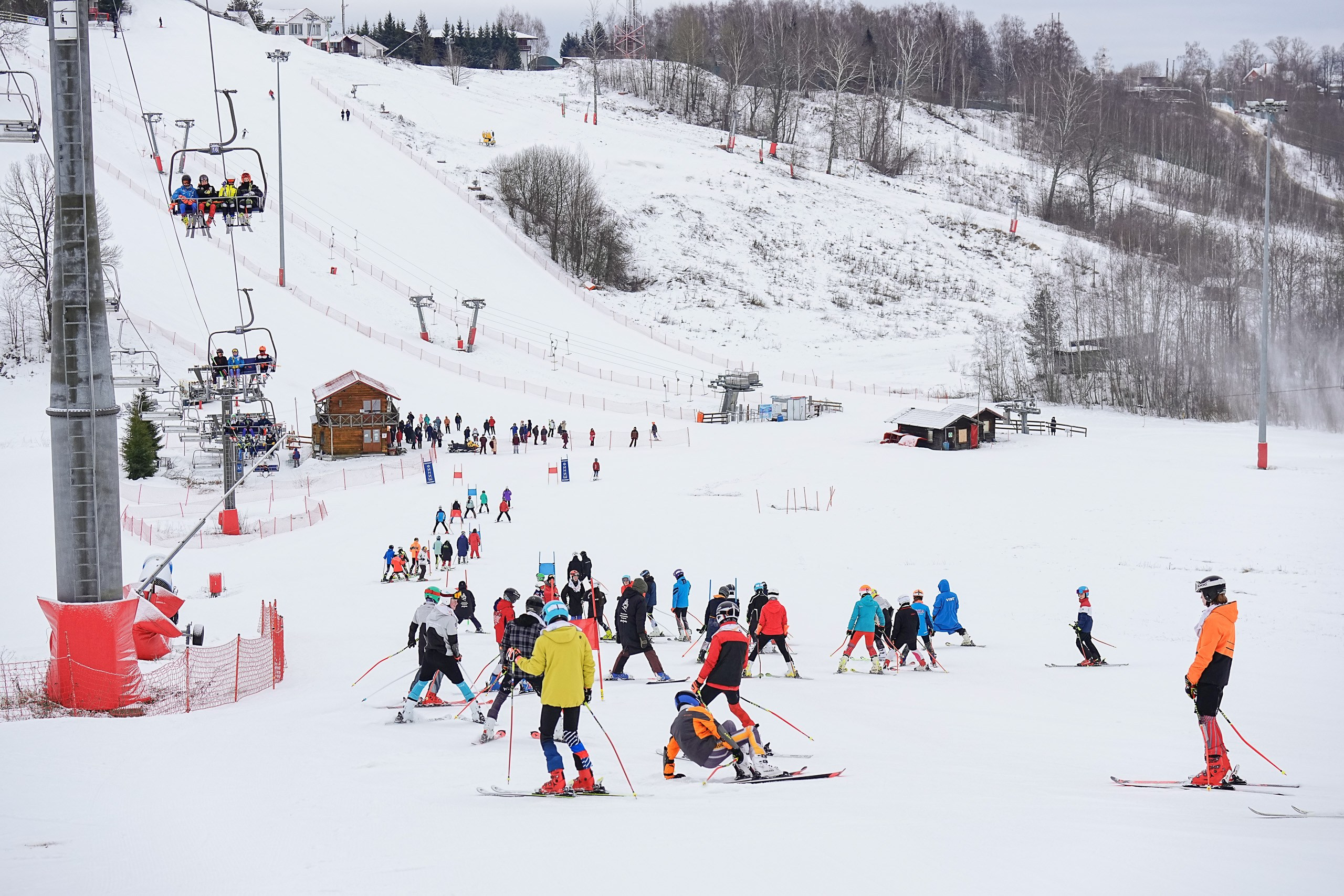 Горные лыжи. Первенство Центрального Федерального Округа. GS U16 Шуколово. Фотограф Студитский Евгений