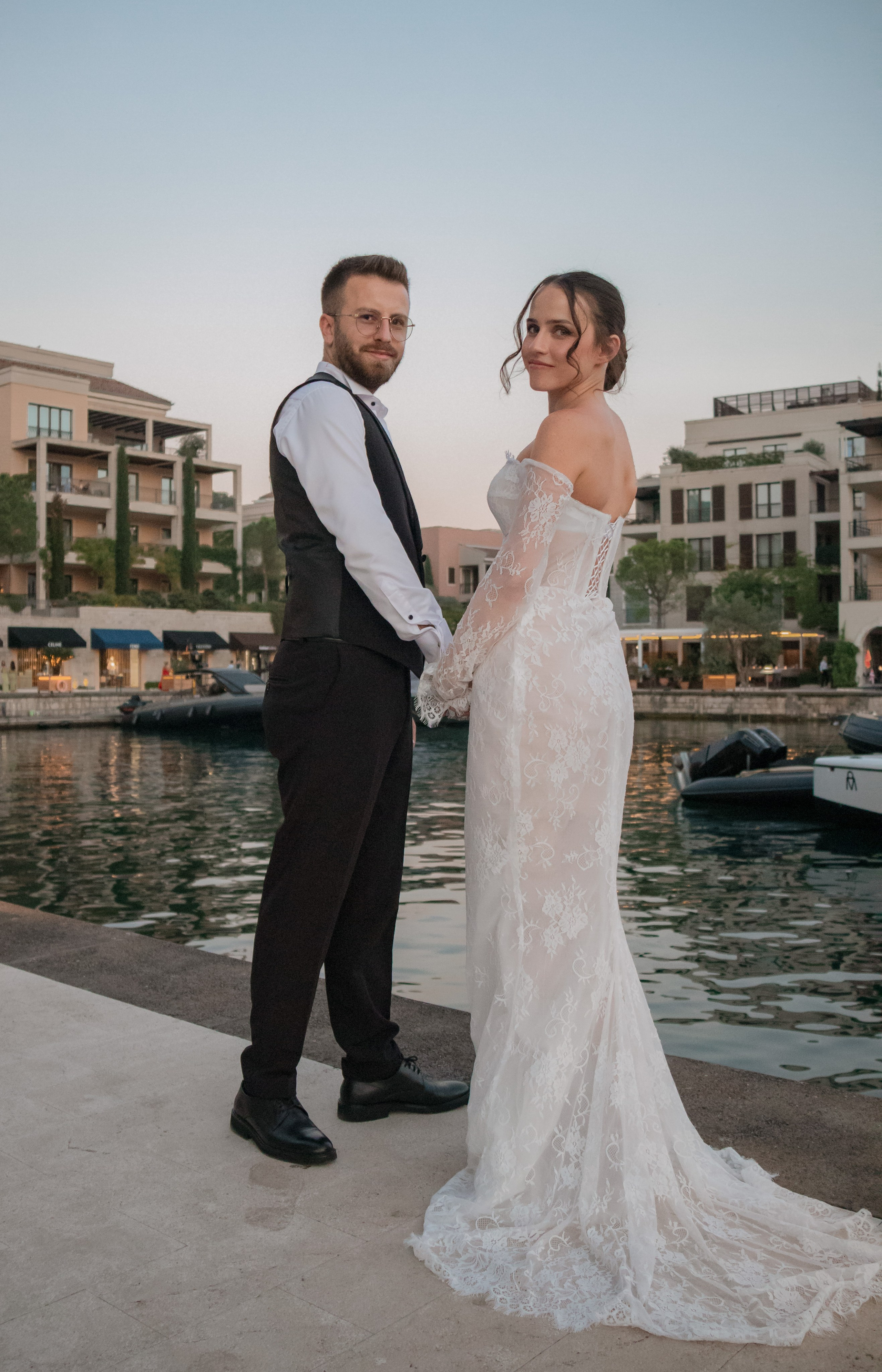 Wedding photography in Montenegro. Portrait photographer in Tivat Montenegro Katerina Kirsanova