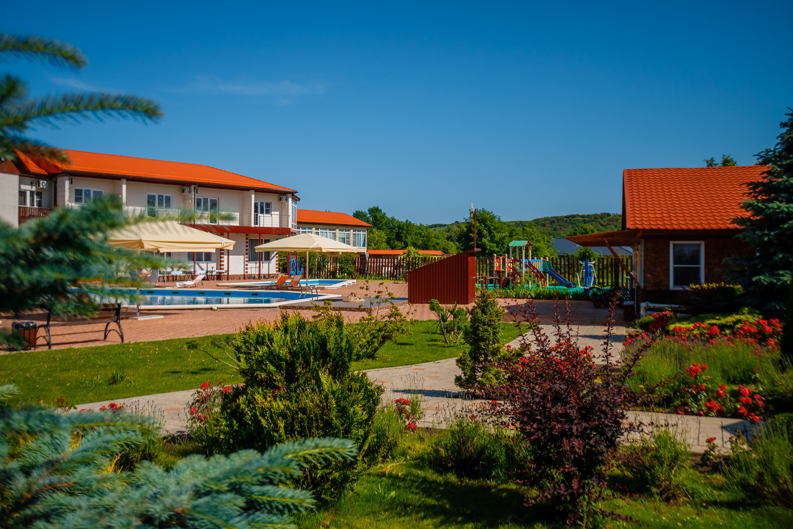 Территория термы май 2023 года