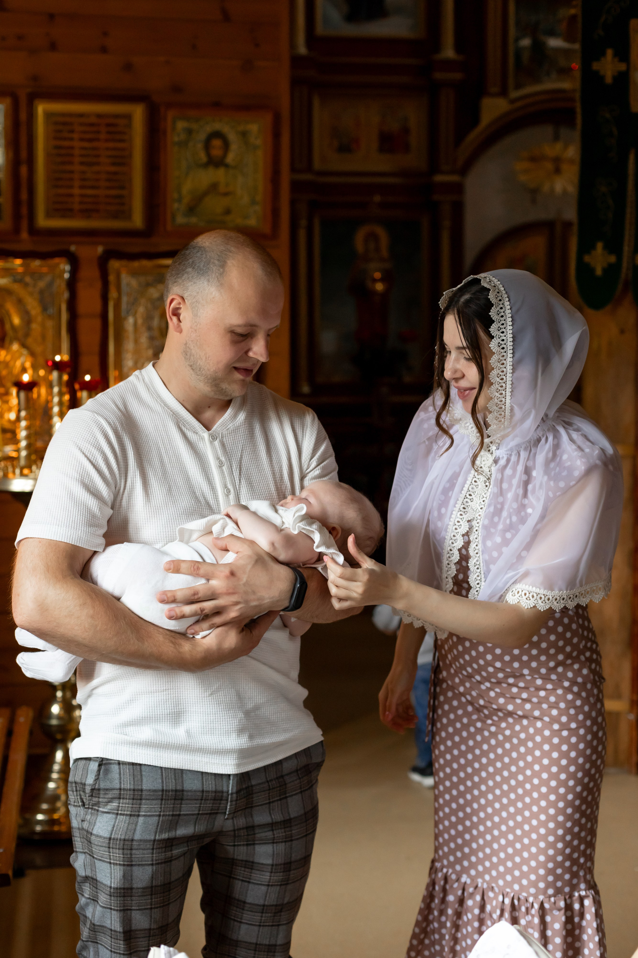 Таинство крещения Храм Святого страстотерпца Императора Николая Второго (г. Щелково). Фотограф Щелково/ Москва Татьяна Жучкова