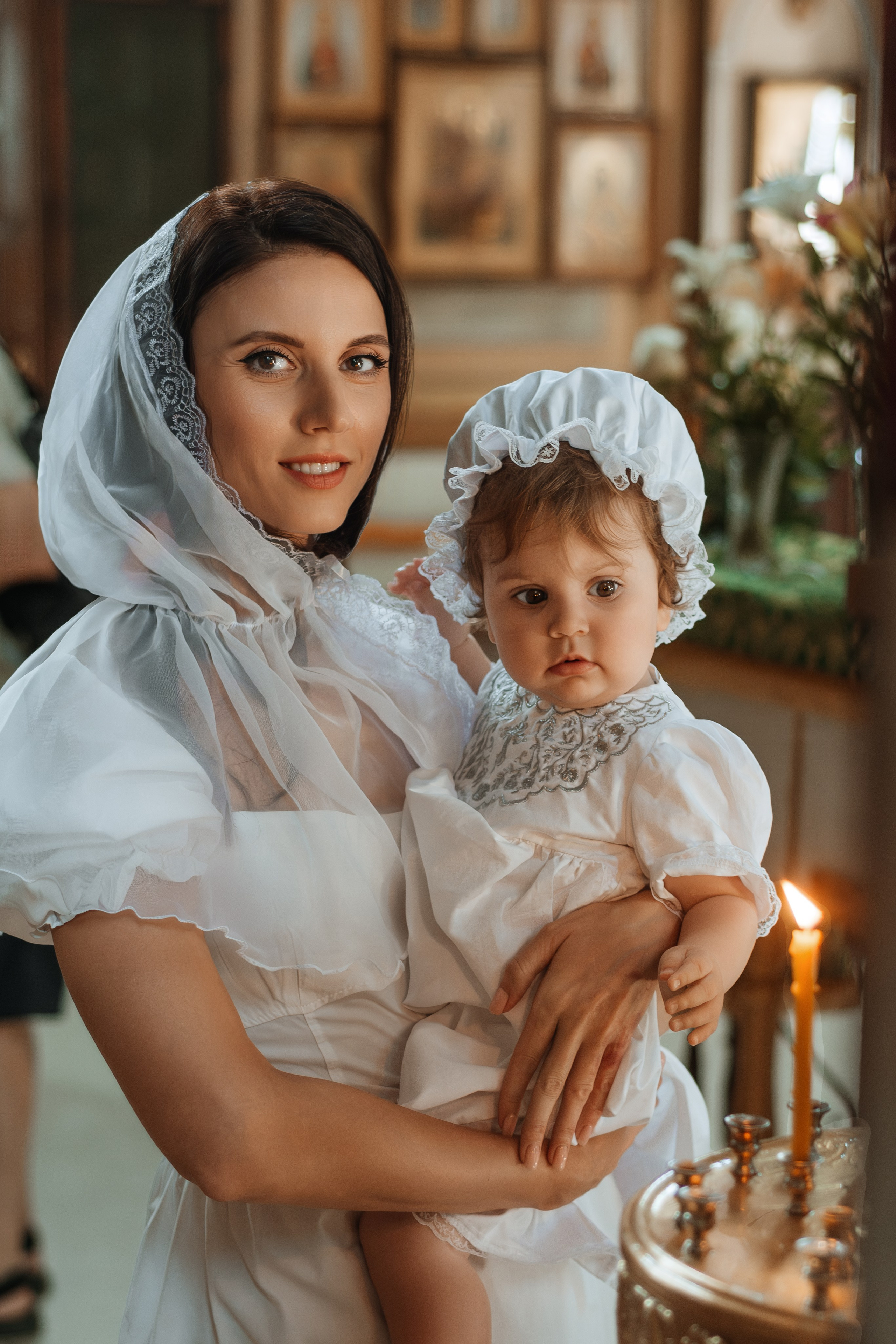 Фотосессия крещения Виктории, Таганрог. Семейный и детский фотограф Кущ Наташа