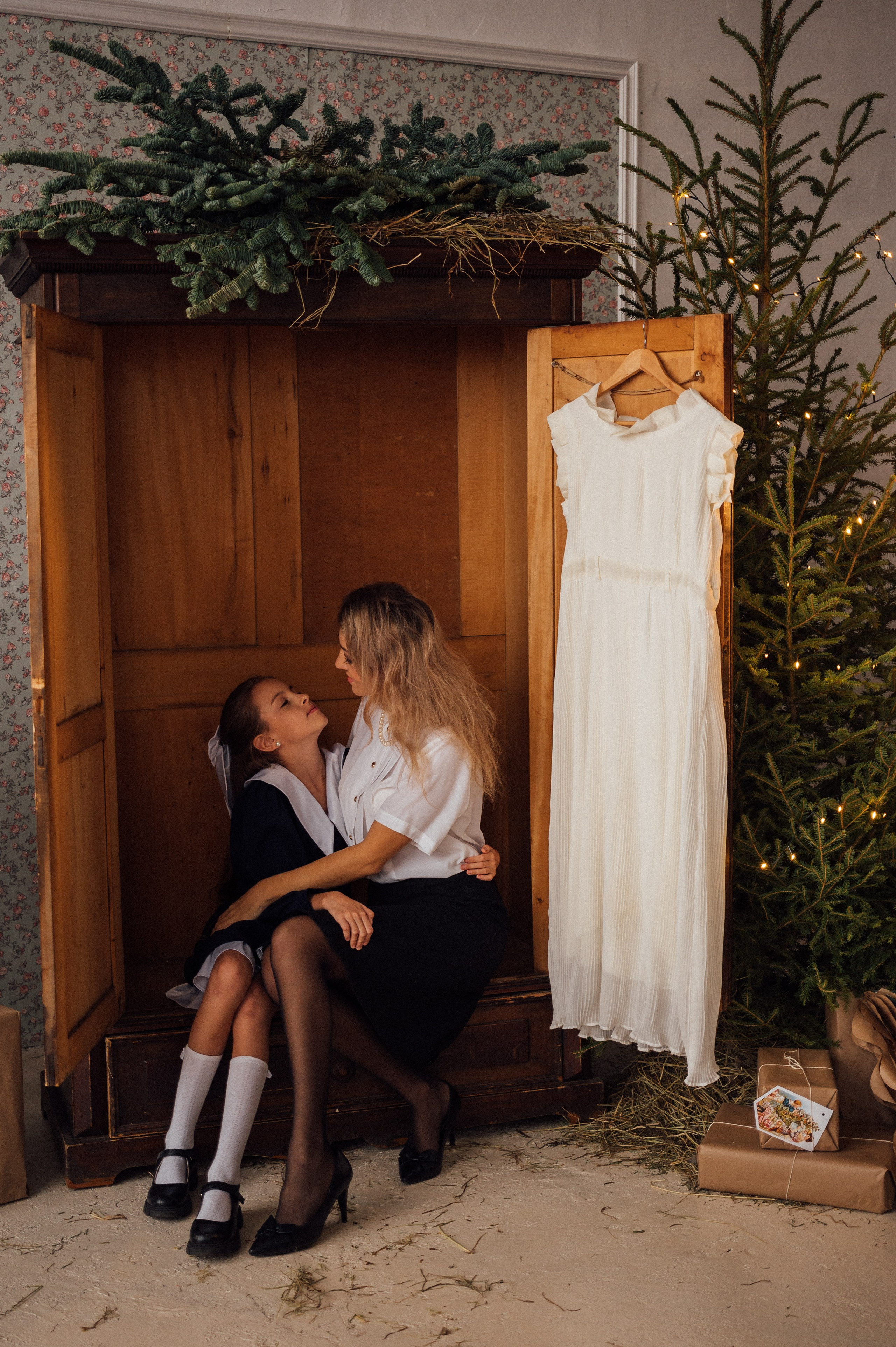 Винтажная новогодняя история. Портретный, семейный, свадебный фотограф. Бизнес, контент съёмка. Тула