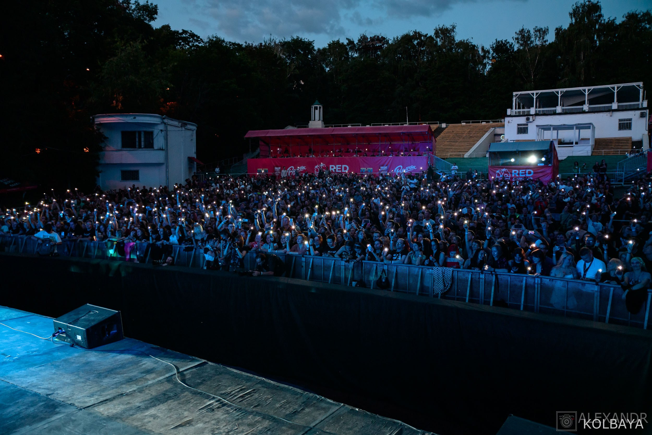 Концерт группы Эпидемия в Зеленом театре. Концертный и театральный репортажный фотограф в Москве Александр Колбая