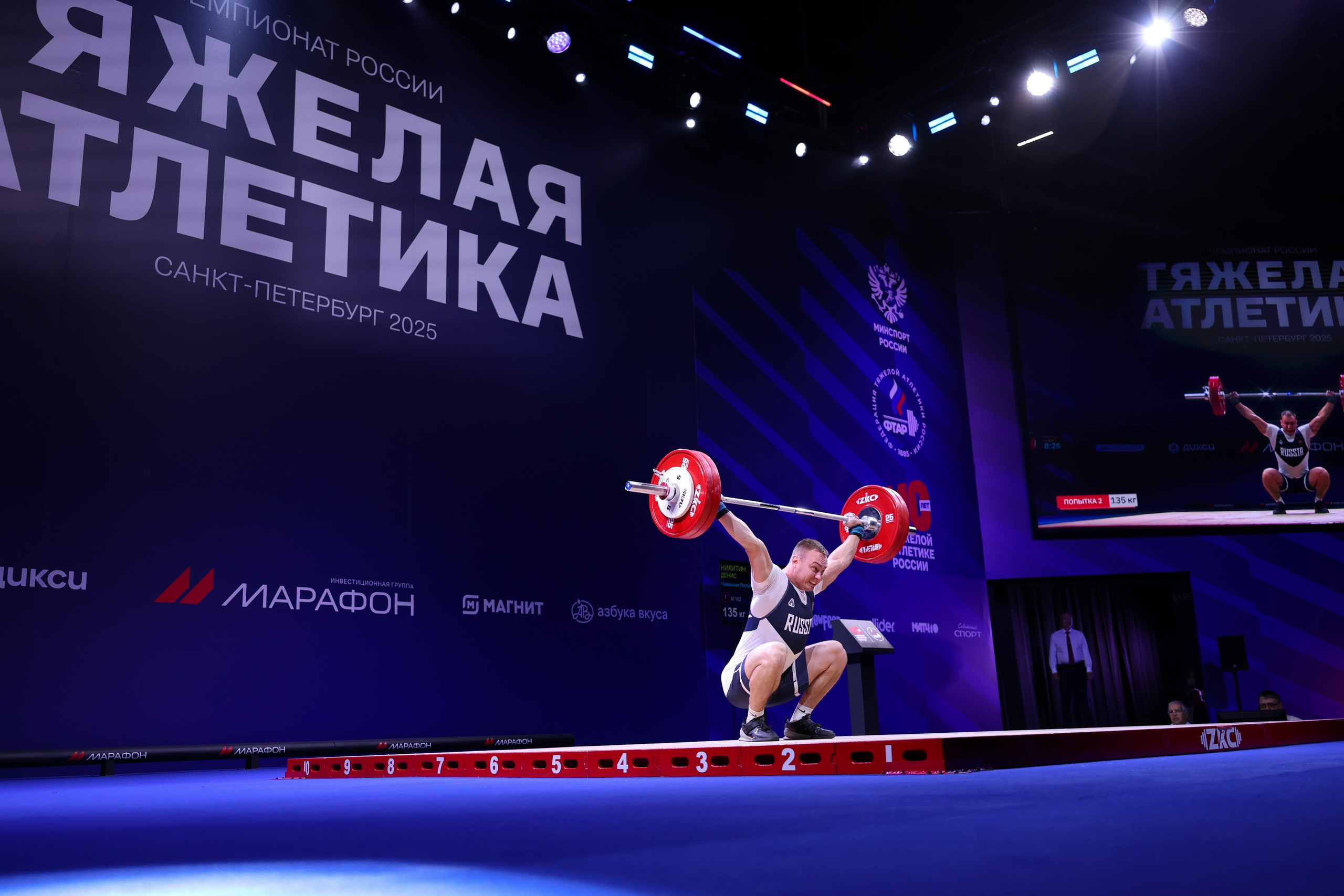 Чемпионат России по тяжелой атлетике 2025. Спортивный и репортажный фотограф Антон Тереханов