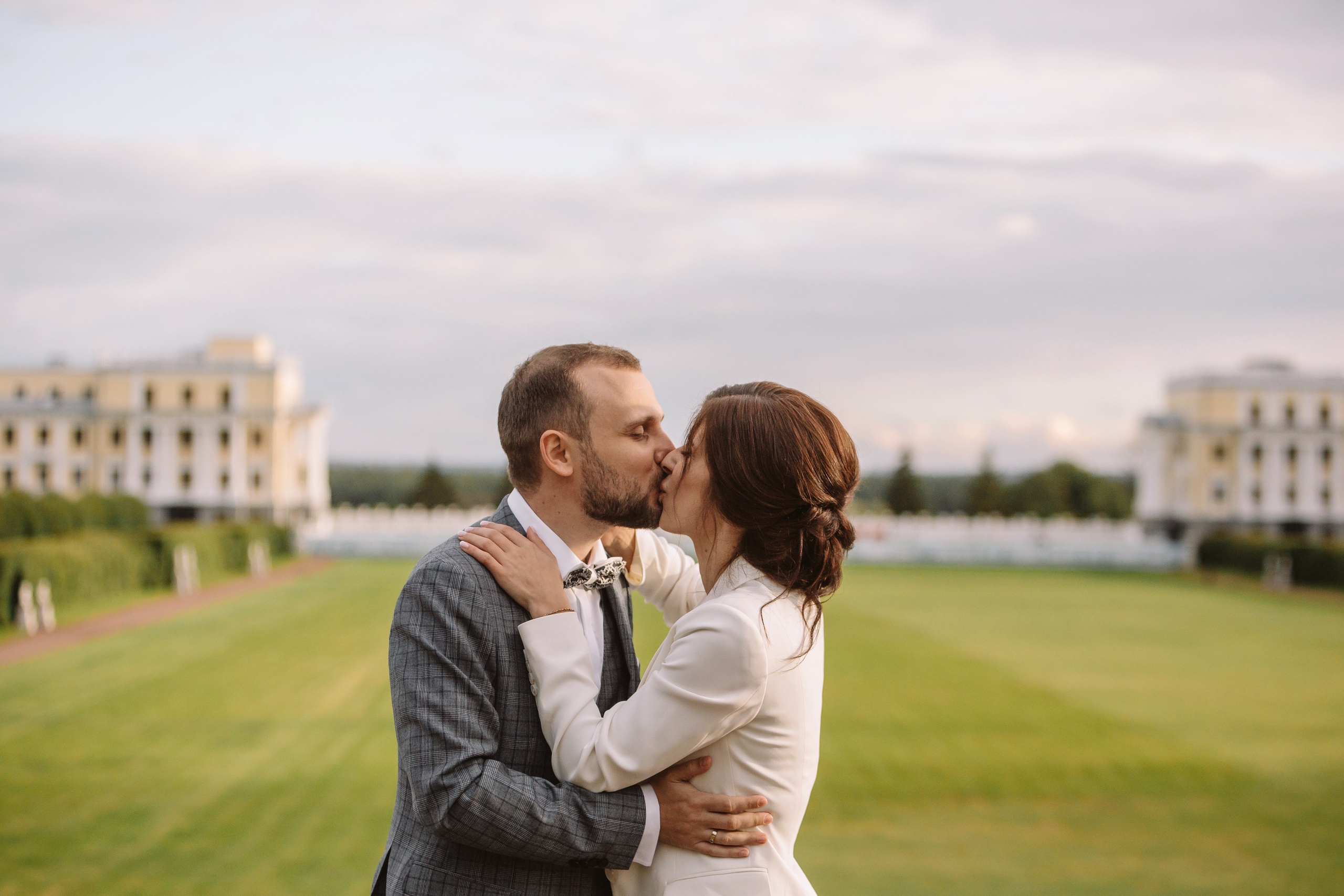 Свадебная фотосессия Давида и Марины в усадьбе Архангельское. Фотограф и видеограф Анна Домашенко