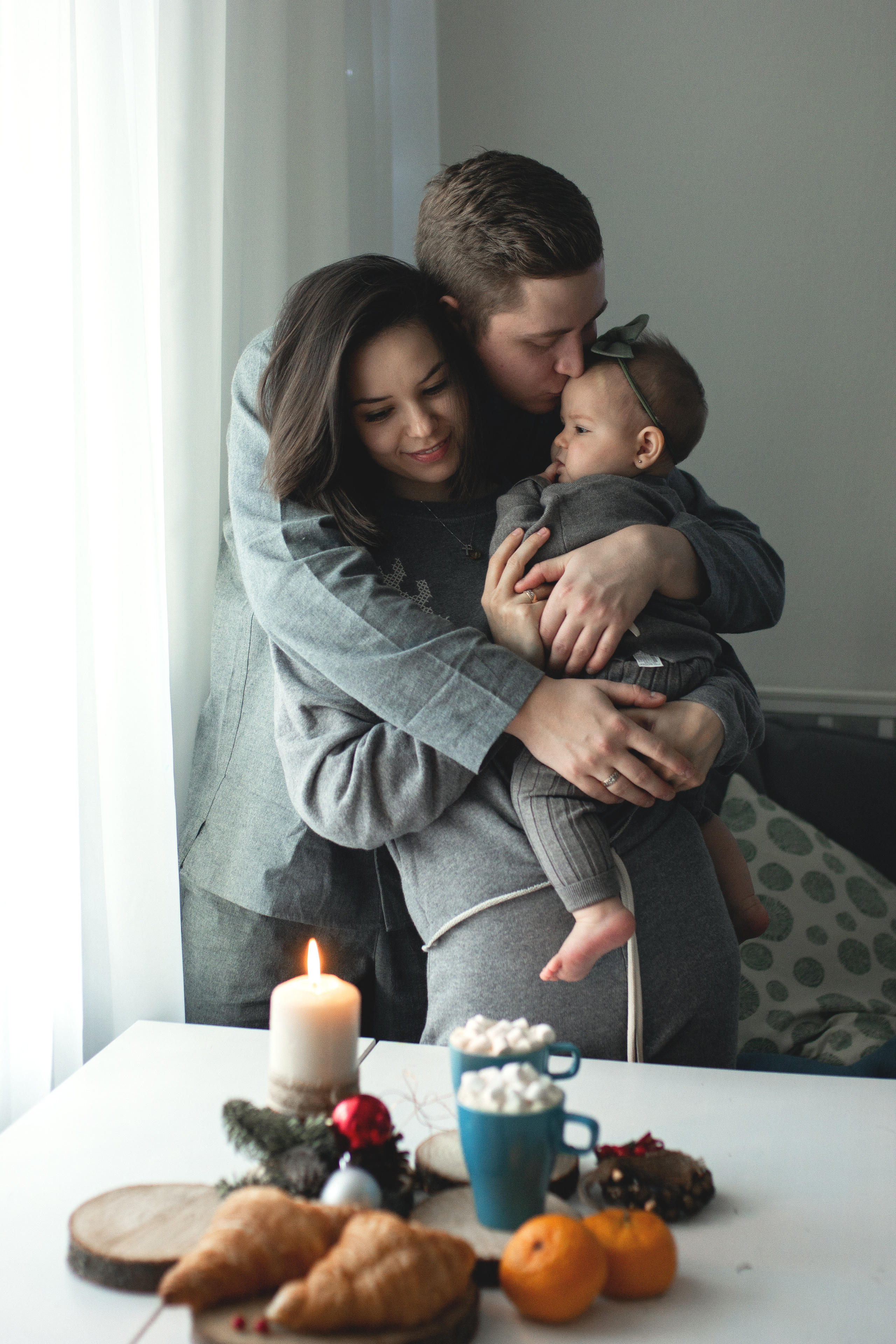 Семейная новогодняя фотосессия. Фотограф из Санкт-Петербурга Оксана Валковая. Женский портрет. Портрет