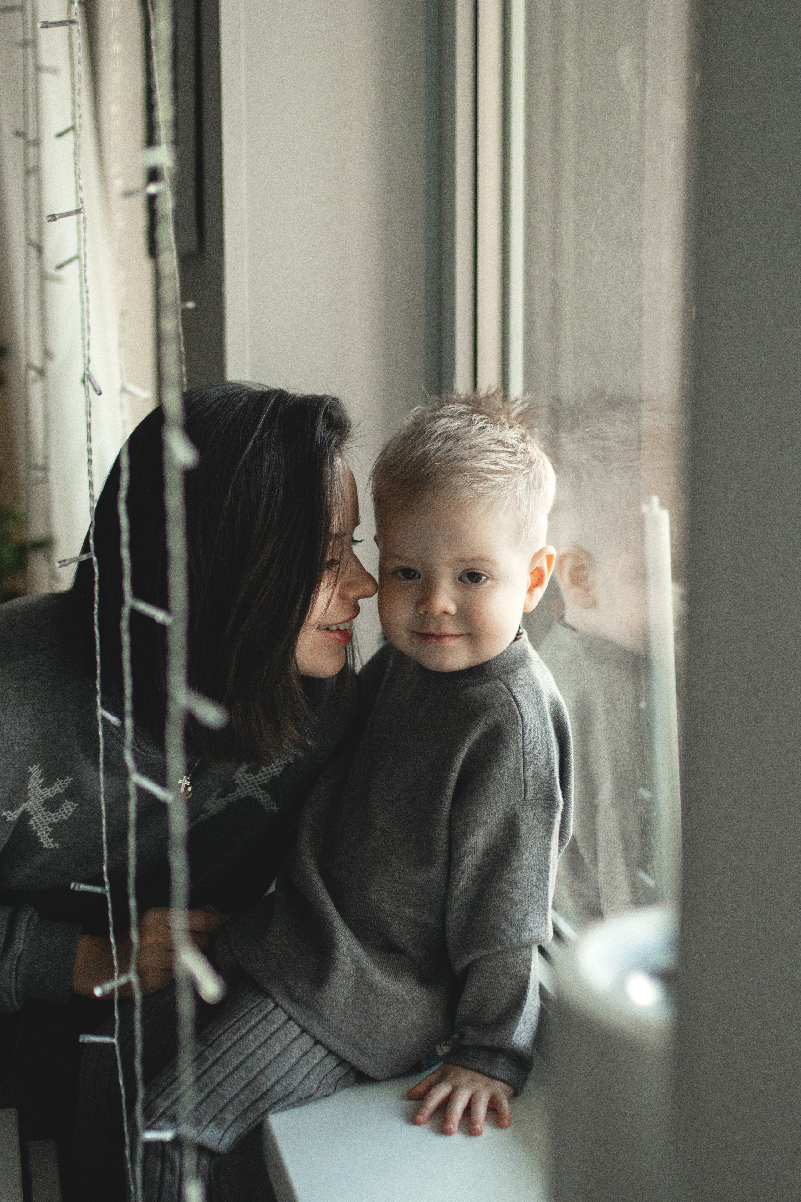 Семейная новогодняя фотосессия. Фотограф из Санкт-Петербурга Оксана Валковая. Женский портрет. Портрет