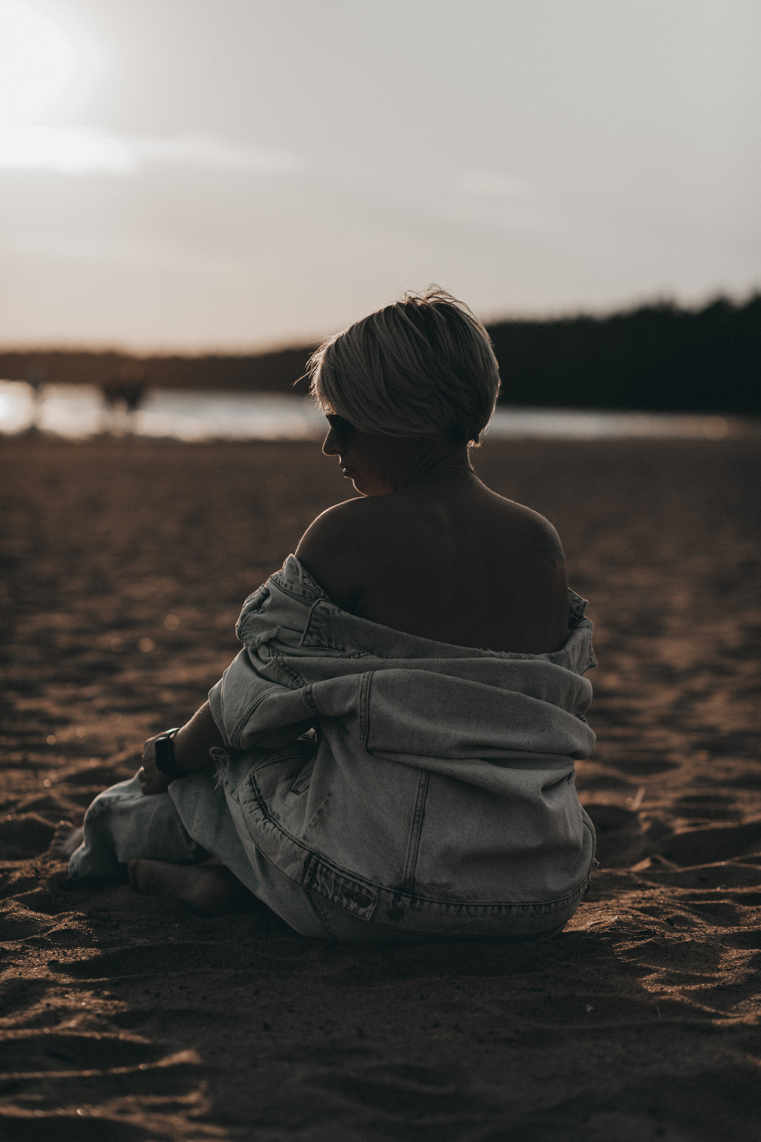 Фотосъемка на Финском заливе. Фотограф из Санкт-Петербурга Оксана Валковая. Женский портрет. Портрет