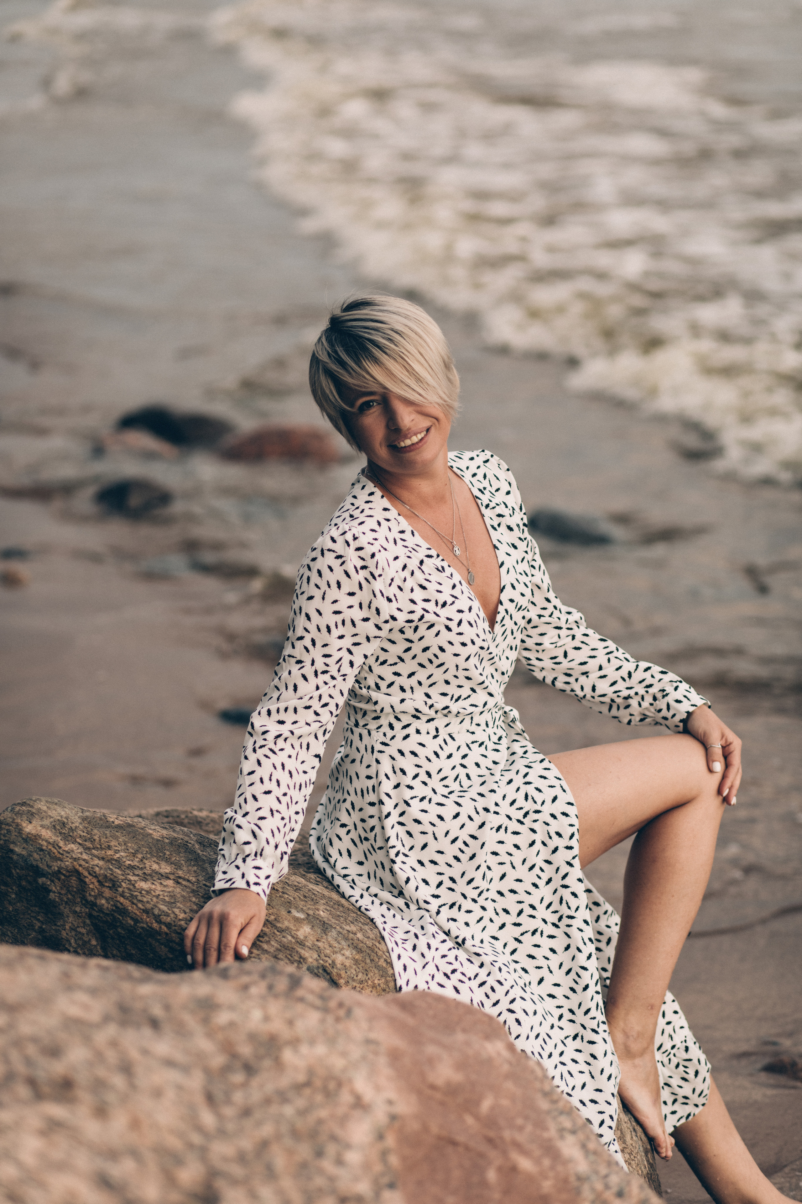 Фотосъемка на Финском заливе. Фотограф из Санкт-Петербурга Оксана Валковая. Женский портрет. Портрет