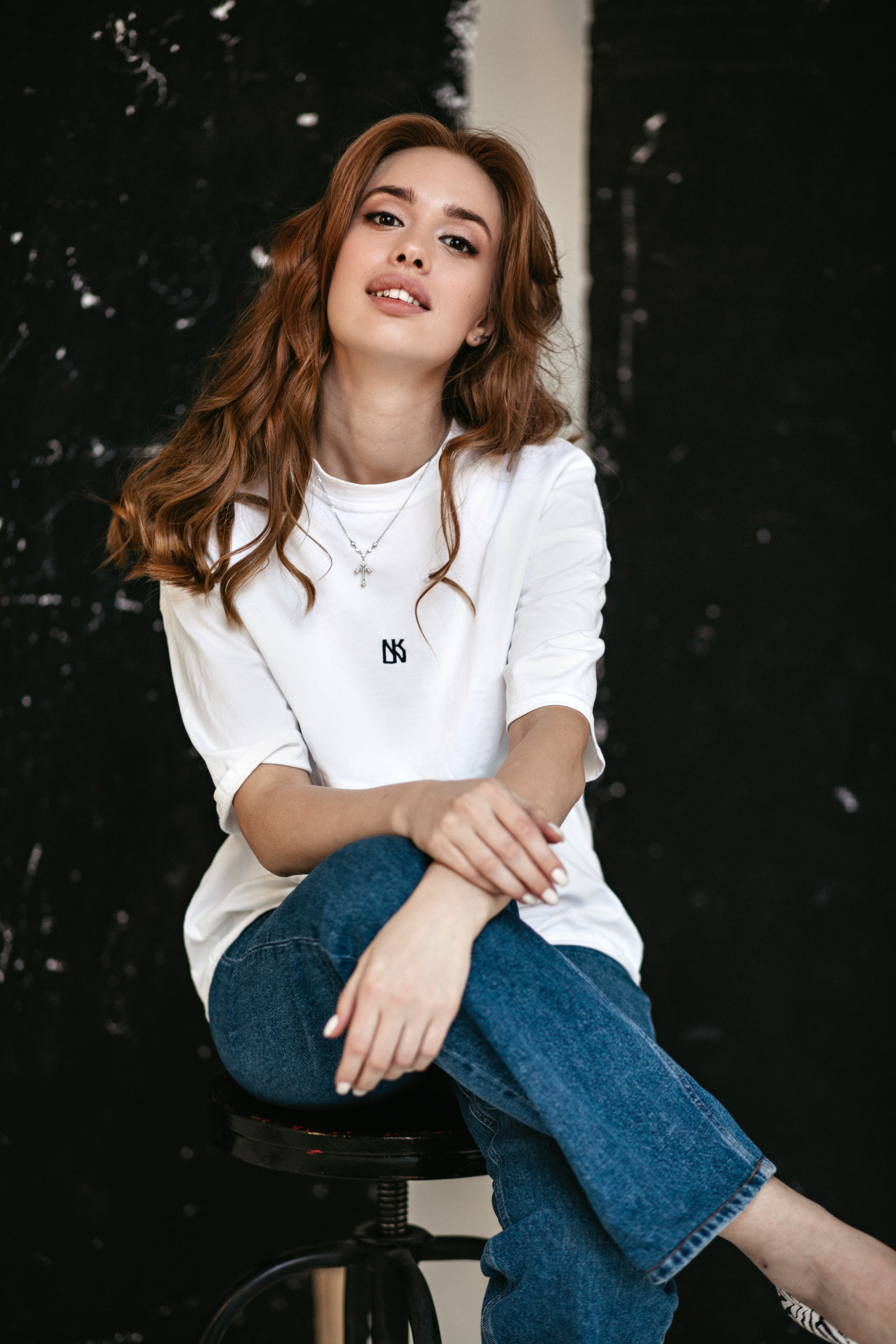 Фотосессия девушки в студии. Фотограф из Санкт-Петербурга Оксана Валковая. Женский портрет. Портрет