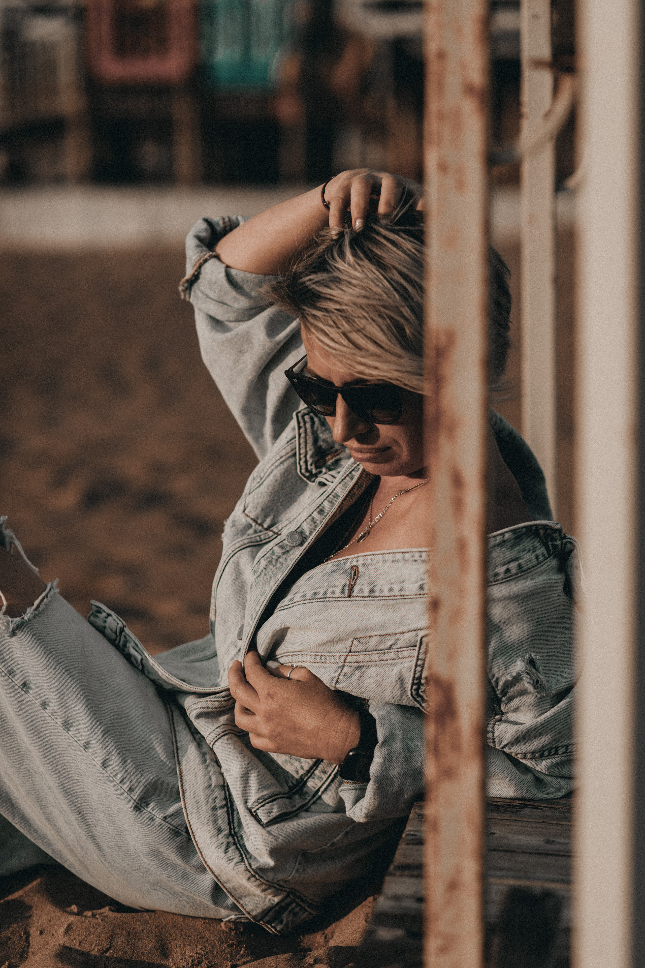 Фотосъемка на Финском заливе. Фотограф из Санкт-Петербурга Оксана Валковая. Женский портрет. Портрет