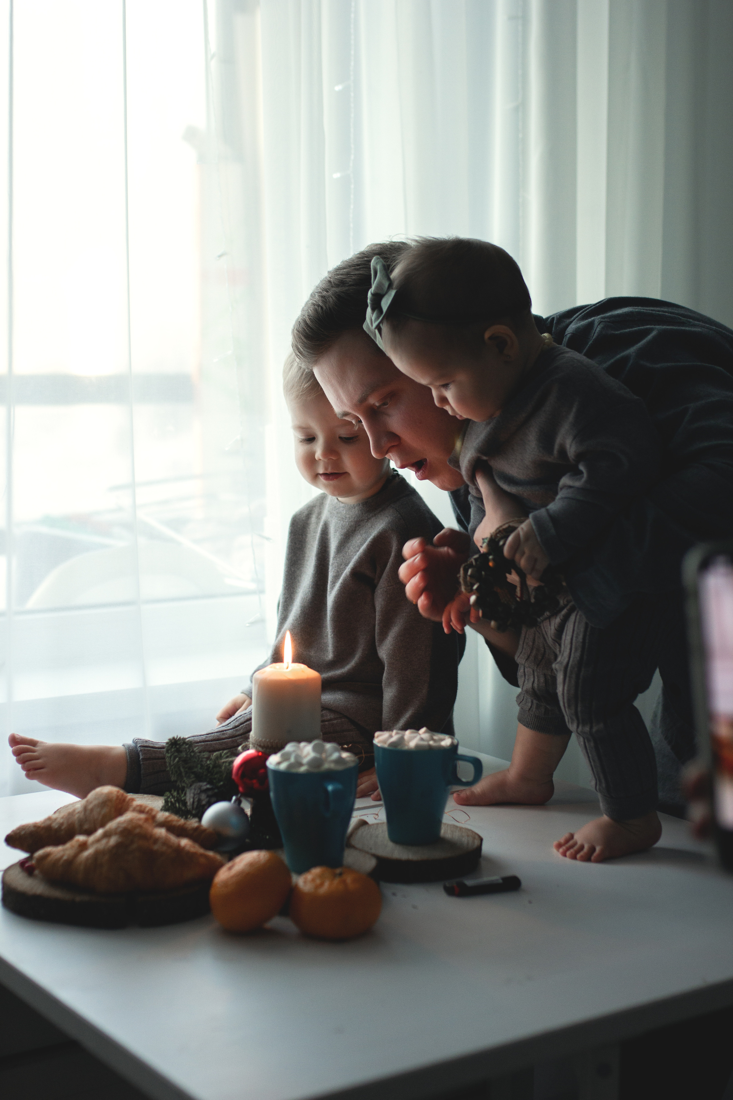 Семейная новогодняя фотосессия. Фотограф из Санкт-Петербурга Оксана Валковая. Женский портрет. Портрет