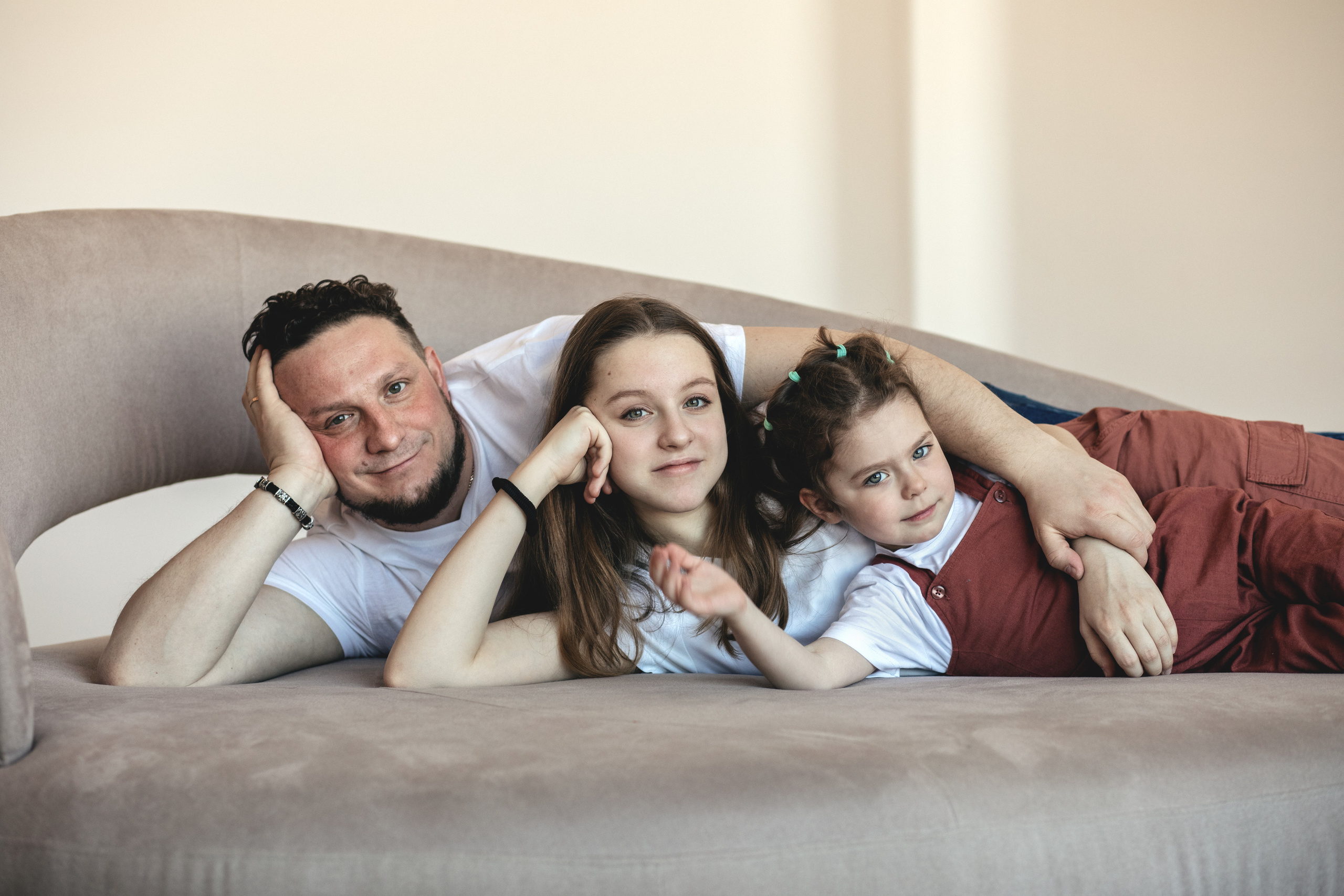 Папины дочки. Фотограф из Санкт-Петербурга Оксана Валковая. Женский портрет. Портрет