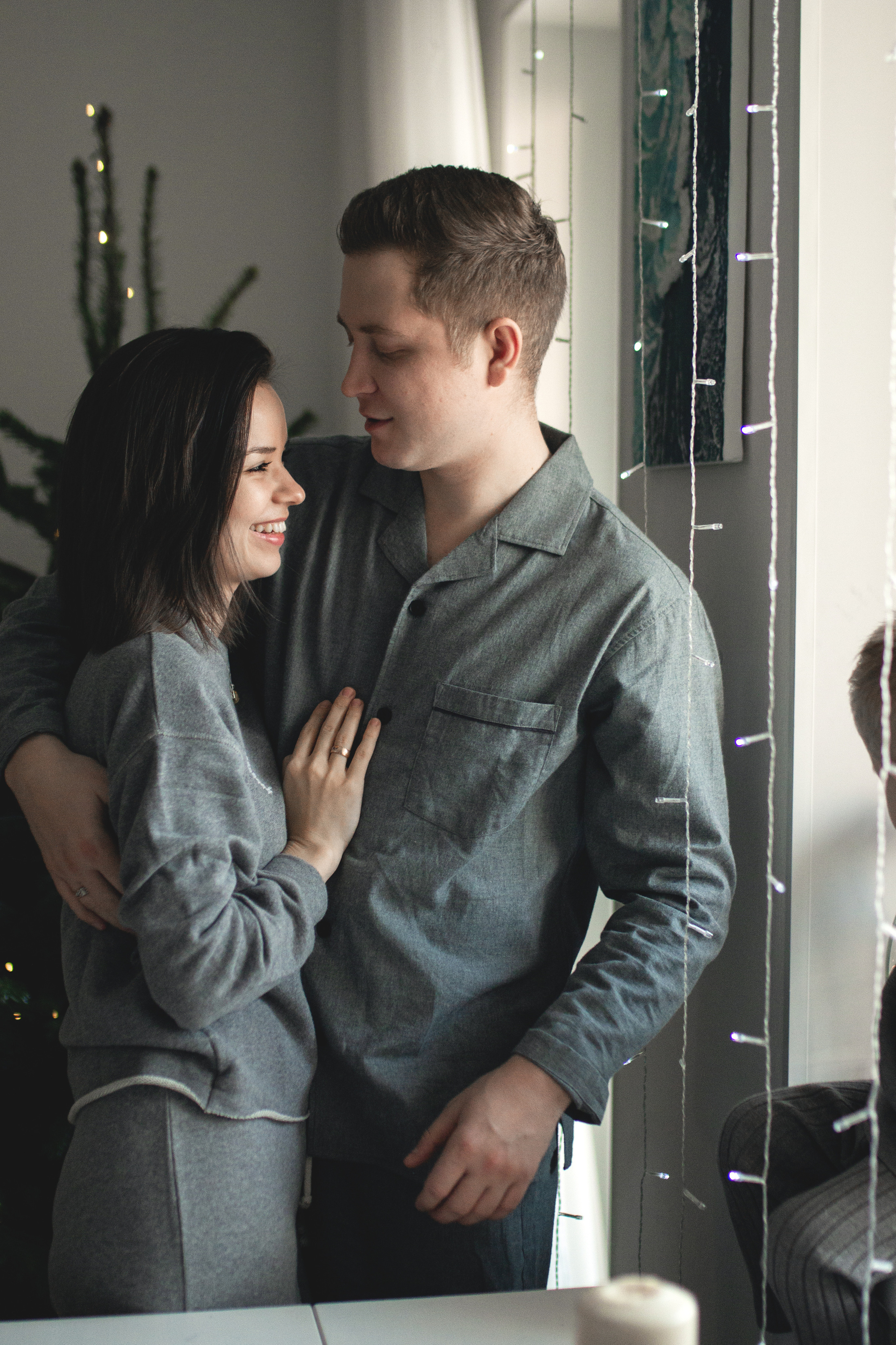 Семейная новогодняя фотосессия. Фотограф из Санкт-Петербурга Оксана Валковая. Женский портрет. Портрет