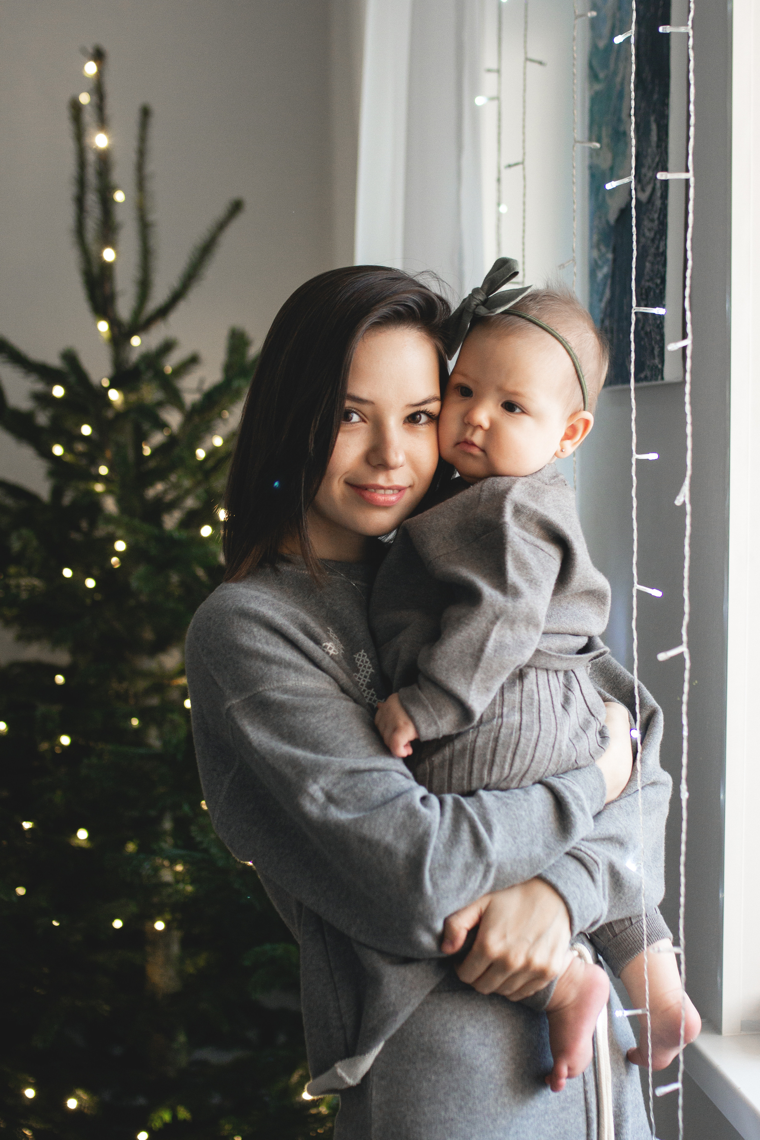 Семейная новогодняя фотосессия. Фотограф из Санкт-Петербурга Оксана Валковая. Женский портрет. Портрет
