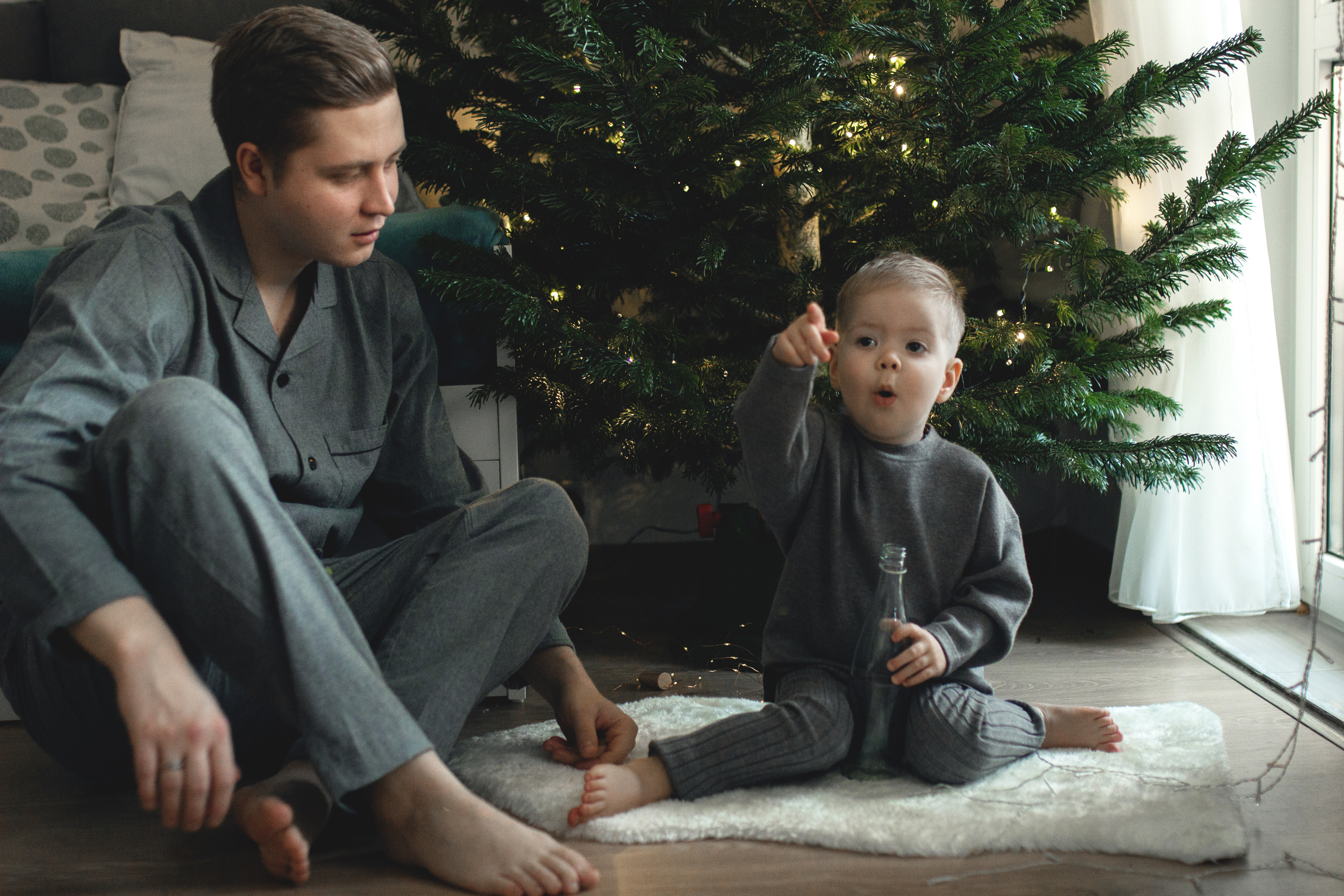 Семейная новогодняя фотосессия. Фотограф из Санкт-Петербурга Оксана Валковая. Женский портрет. Портрет