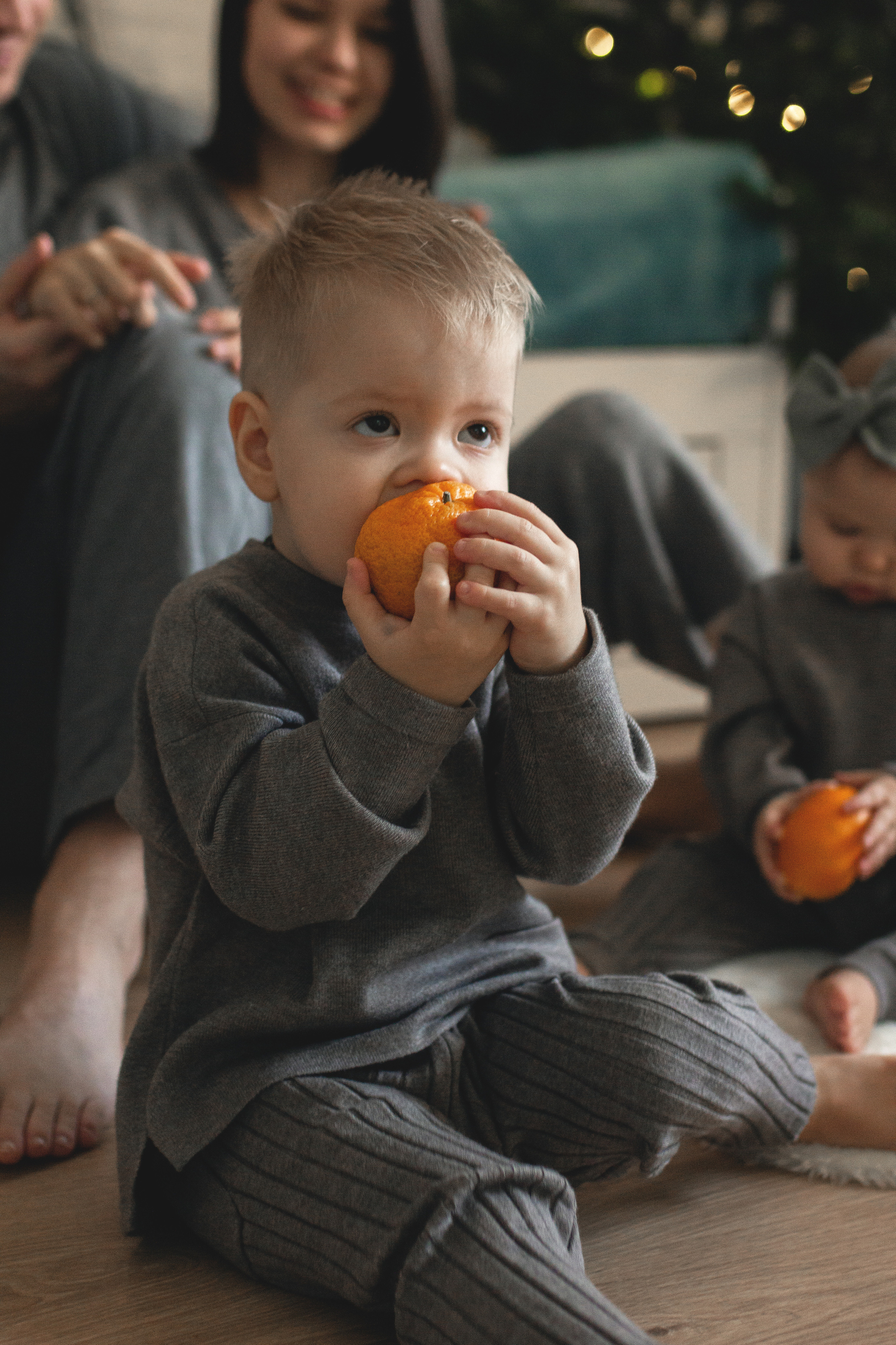 Семейная новогодняя фотосессия. Фотограф из Санкт-Петербурга Оксана Валковая. Женский портрет. Портрет