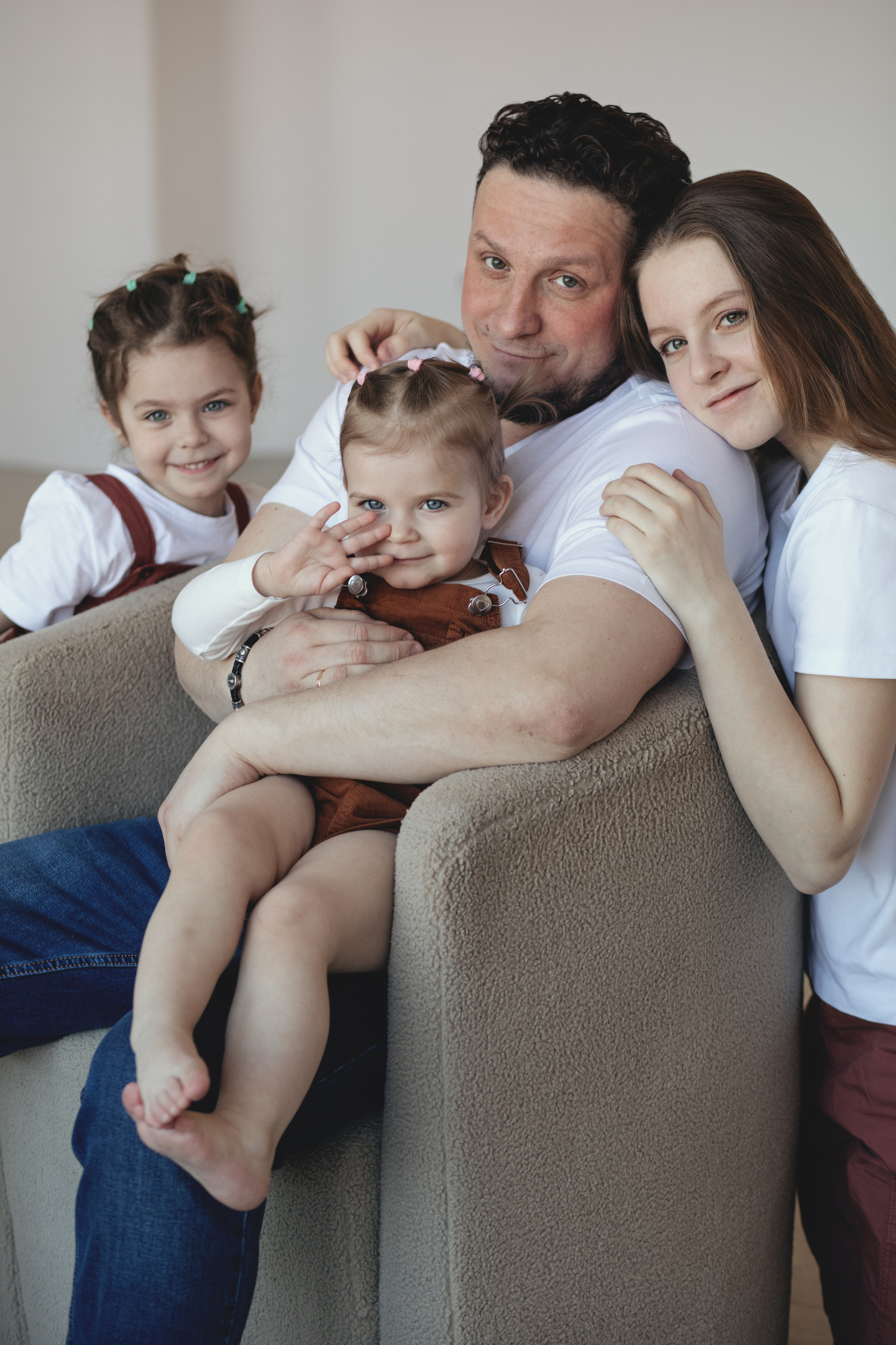 Папины дочки. Фотограф из Санкт-Петербурга Оксана Валковая. Женский портрет. Портрет