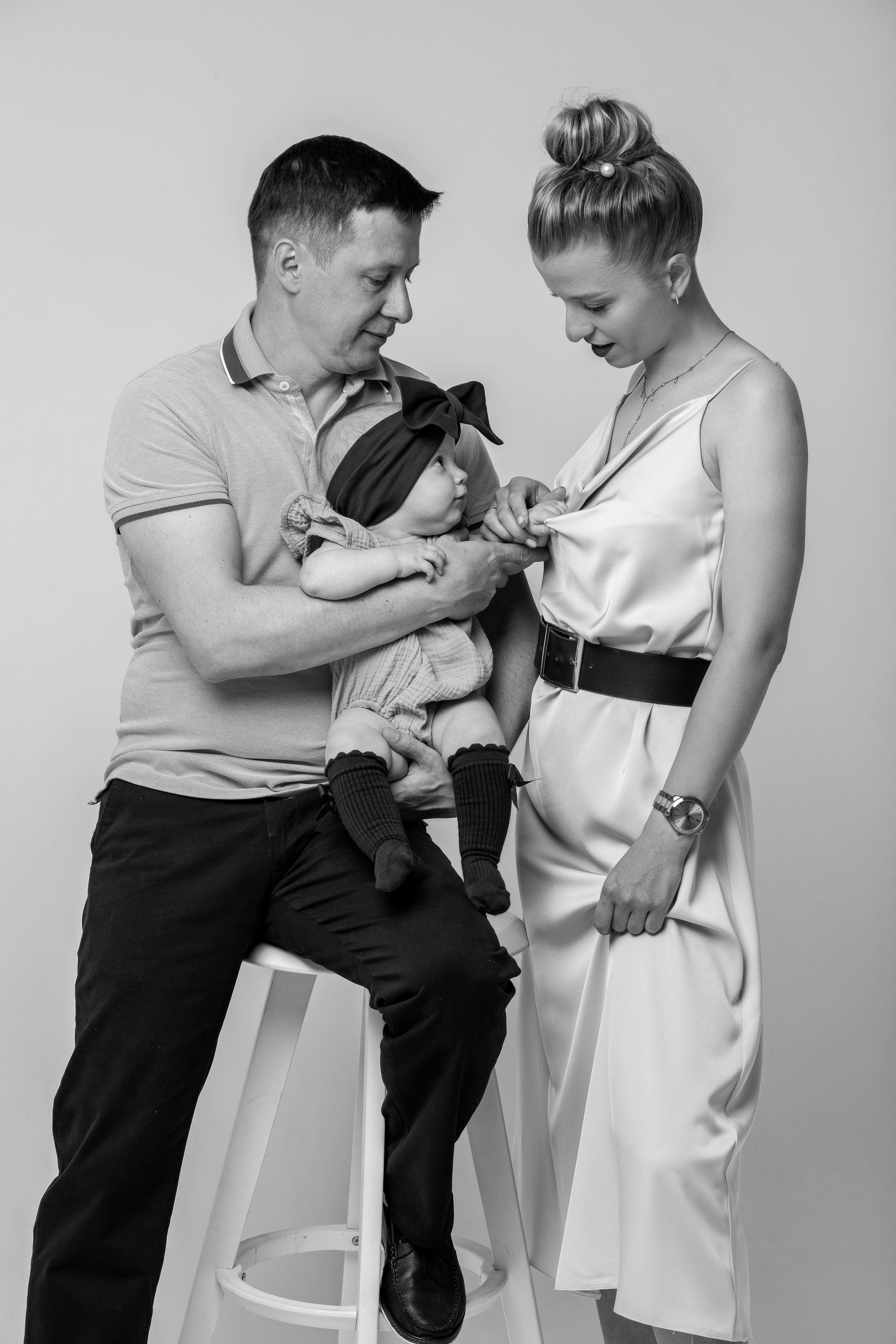 Фотосессия в студии на годик. Фотограф из Санкт-Петербурга Оксана Валковая. Женский портрет. Портрет