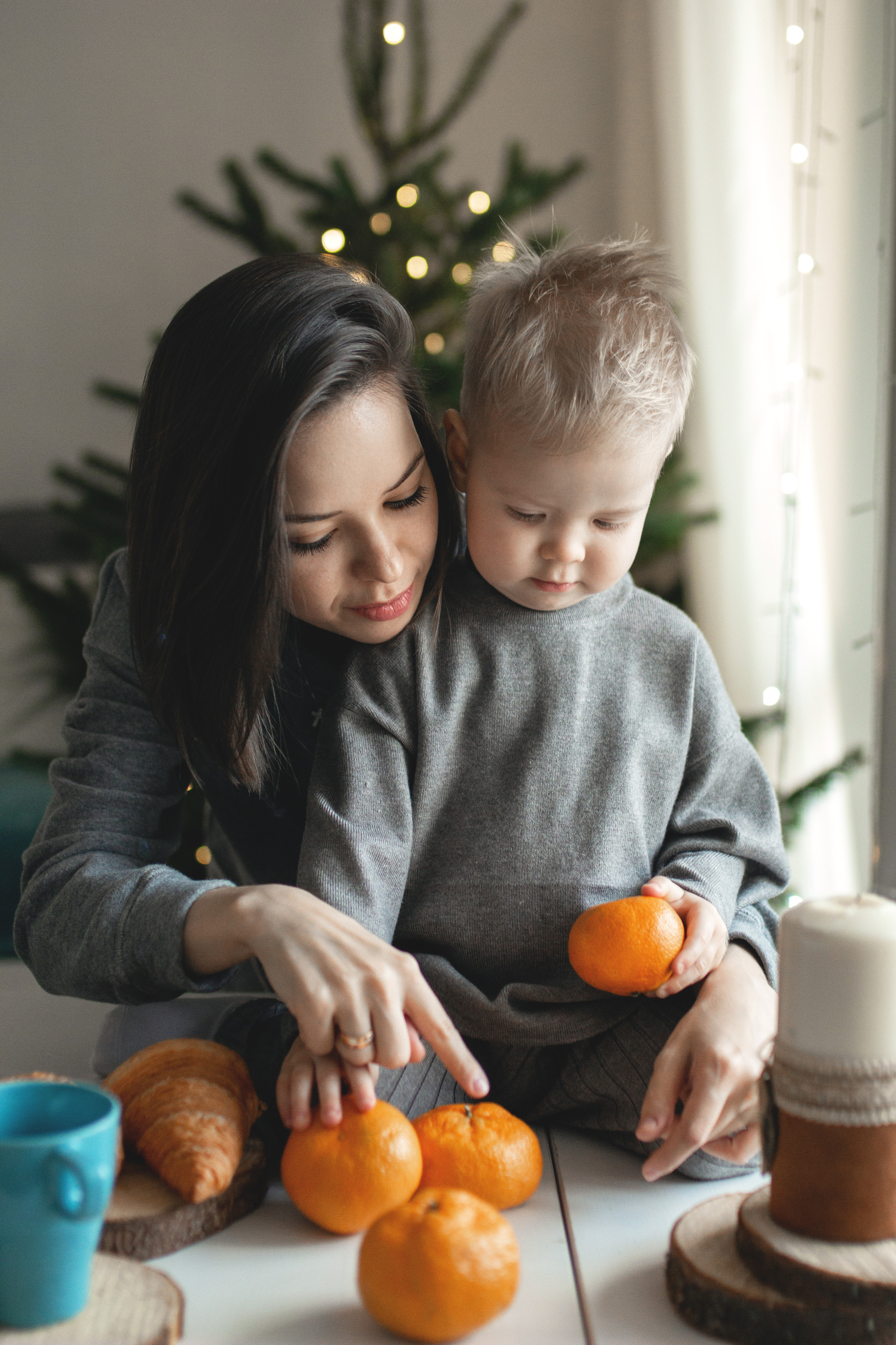 Семейная новогодняя фотосессия. Фотограф из Санкт-Петербурга Оксана Валковая. Женский портрет. Портрет