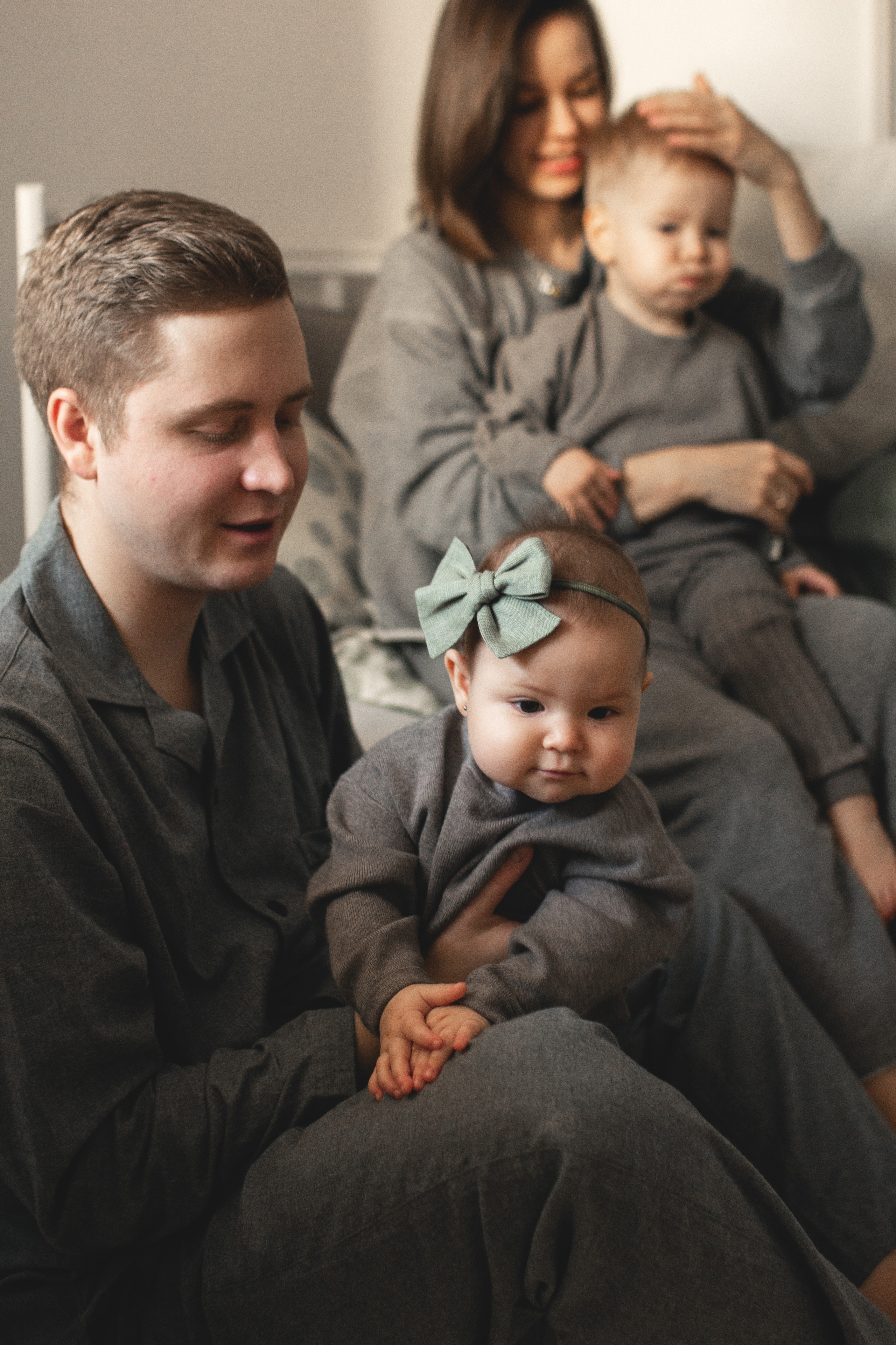 Семейная новогодняя фотосессия. Фотограф из Санкт-Петербурга Оксана Валковая. Женский портрет. Портрет