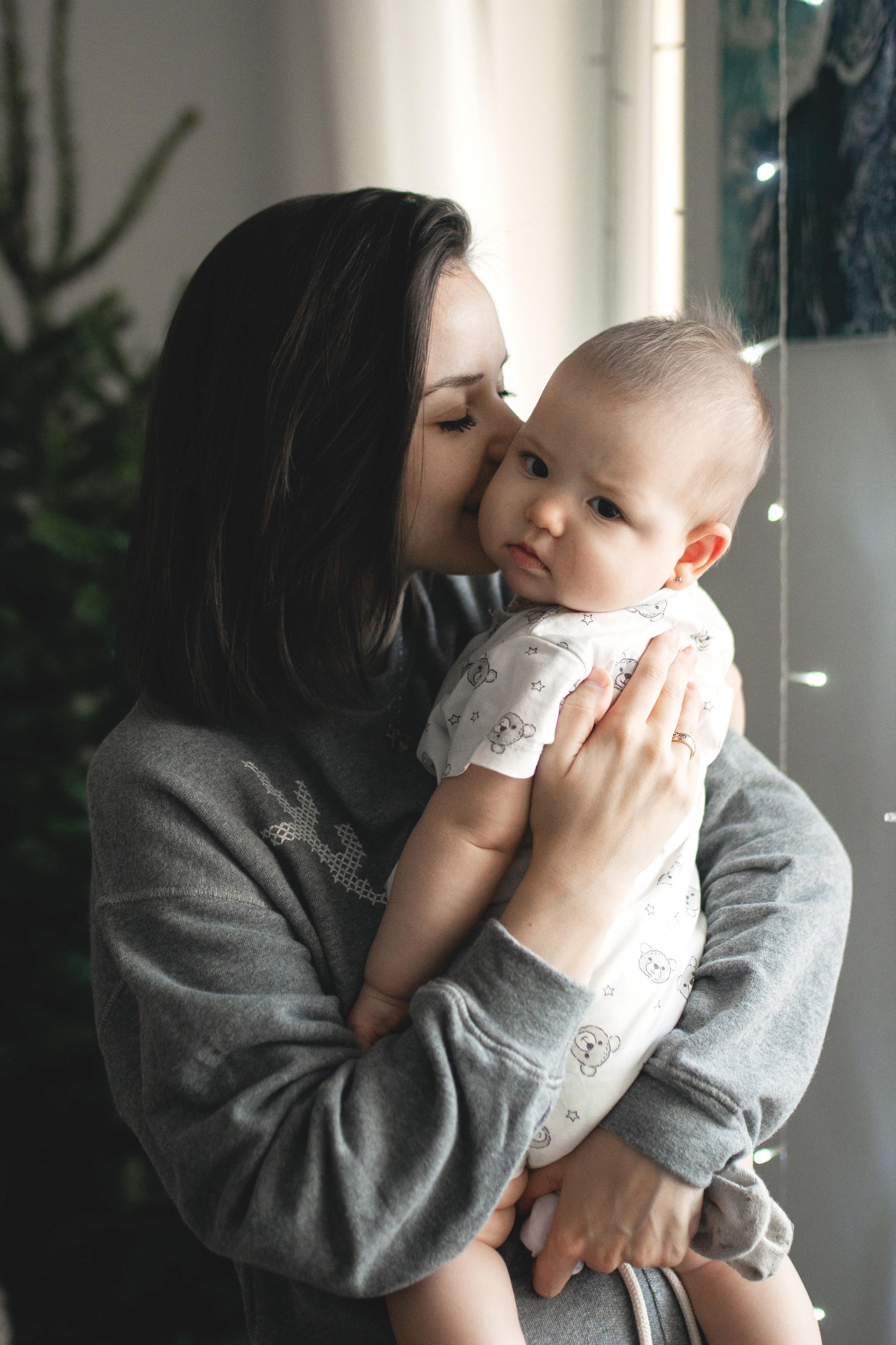 Семейная новогодняя фотосессия. Фотограф из Санкт-Петербурга Оксана Валковая. Женский портрет. Портрет