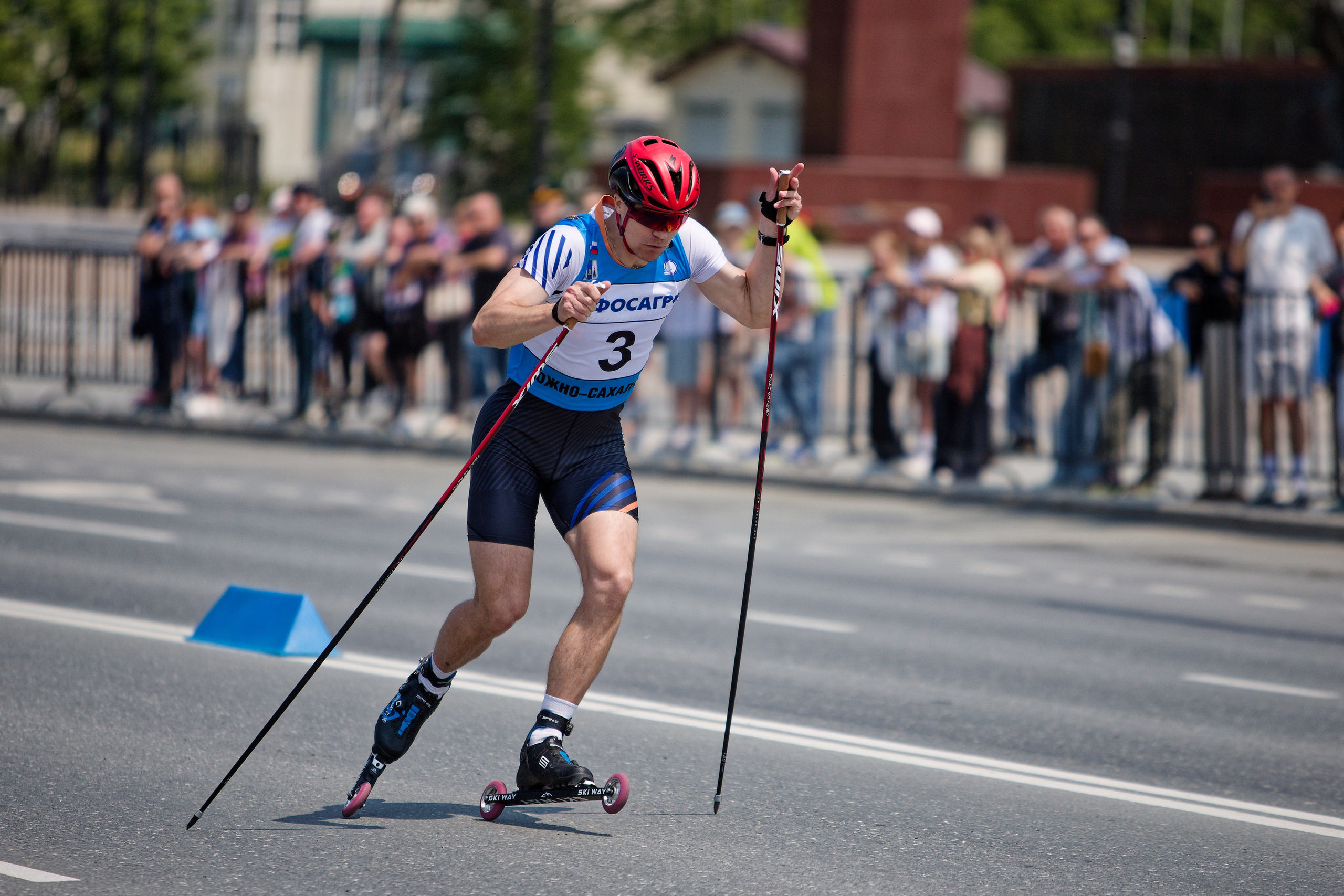 II этап Кубка России по лыжероллерам. Кутузов Евгений Фотограф в Южно-Сахалинске
