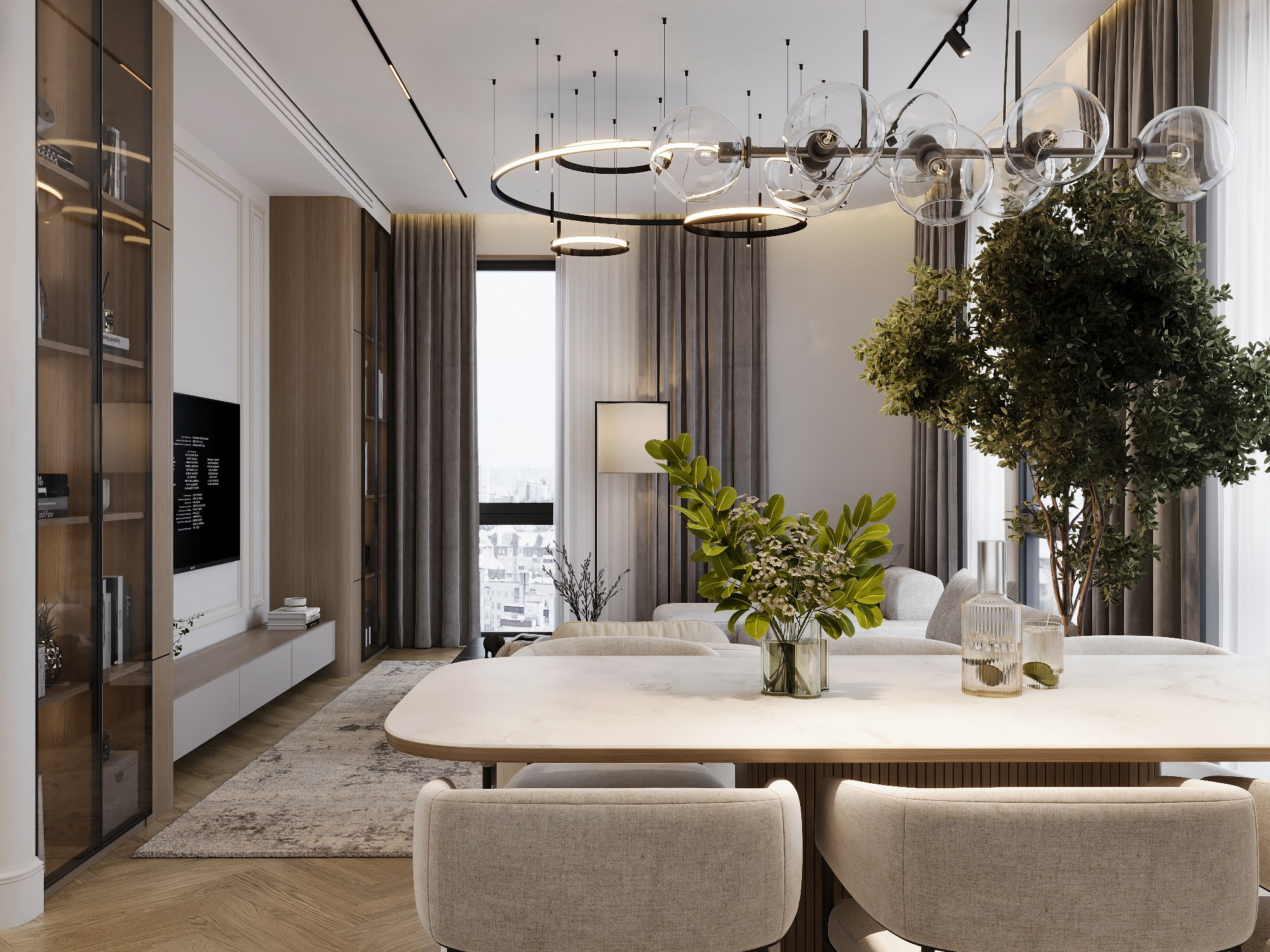 ЖК «RiverSide», 145 м². Room Design Studio