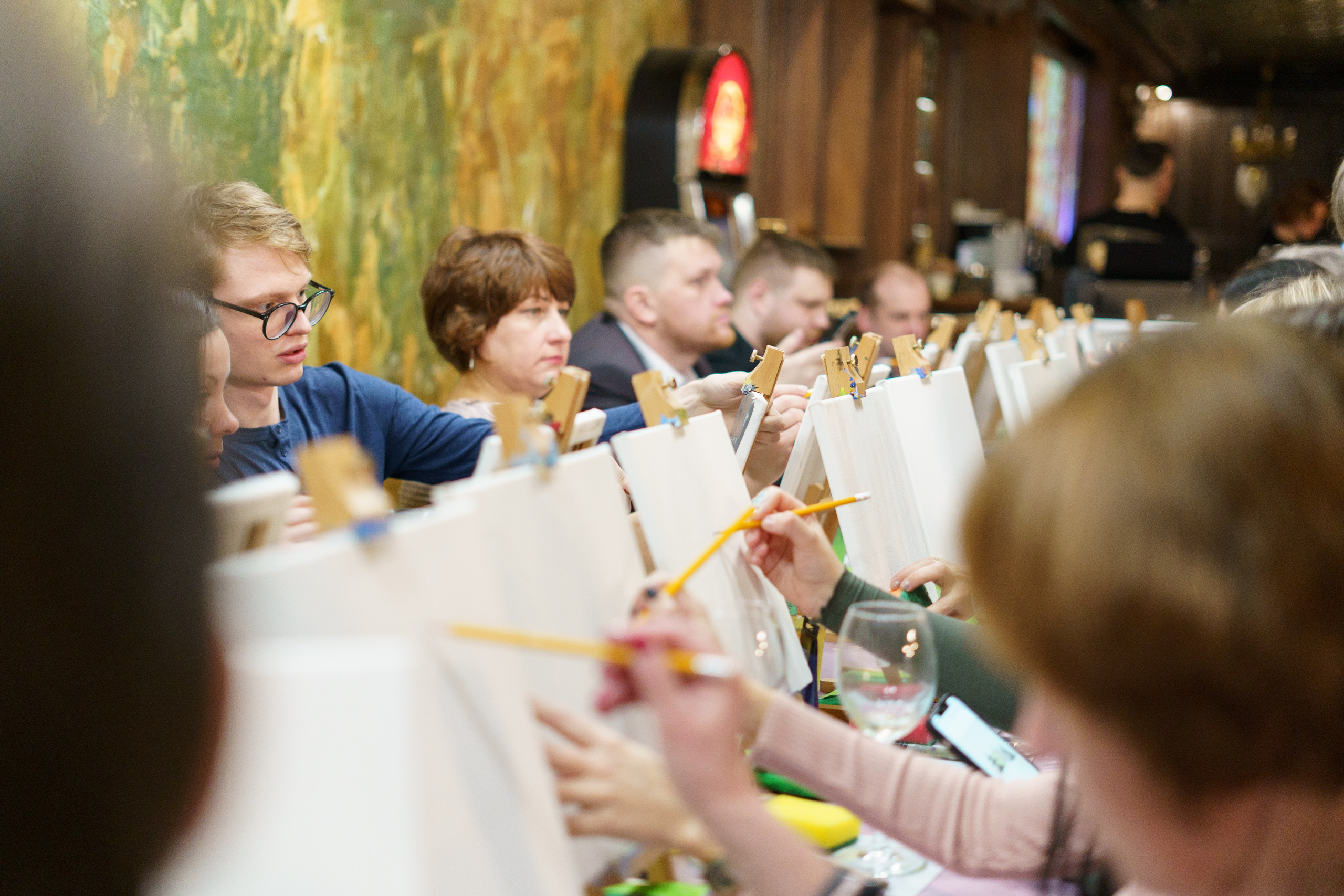 Корпоратив Teach Me Art 2. Портретный фотограф в Москве и Санкт-Петербурге Арина Чех