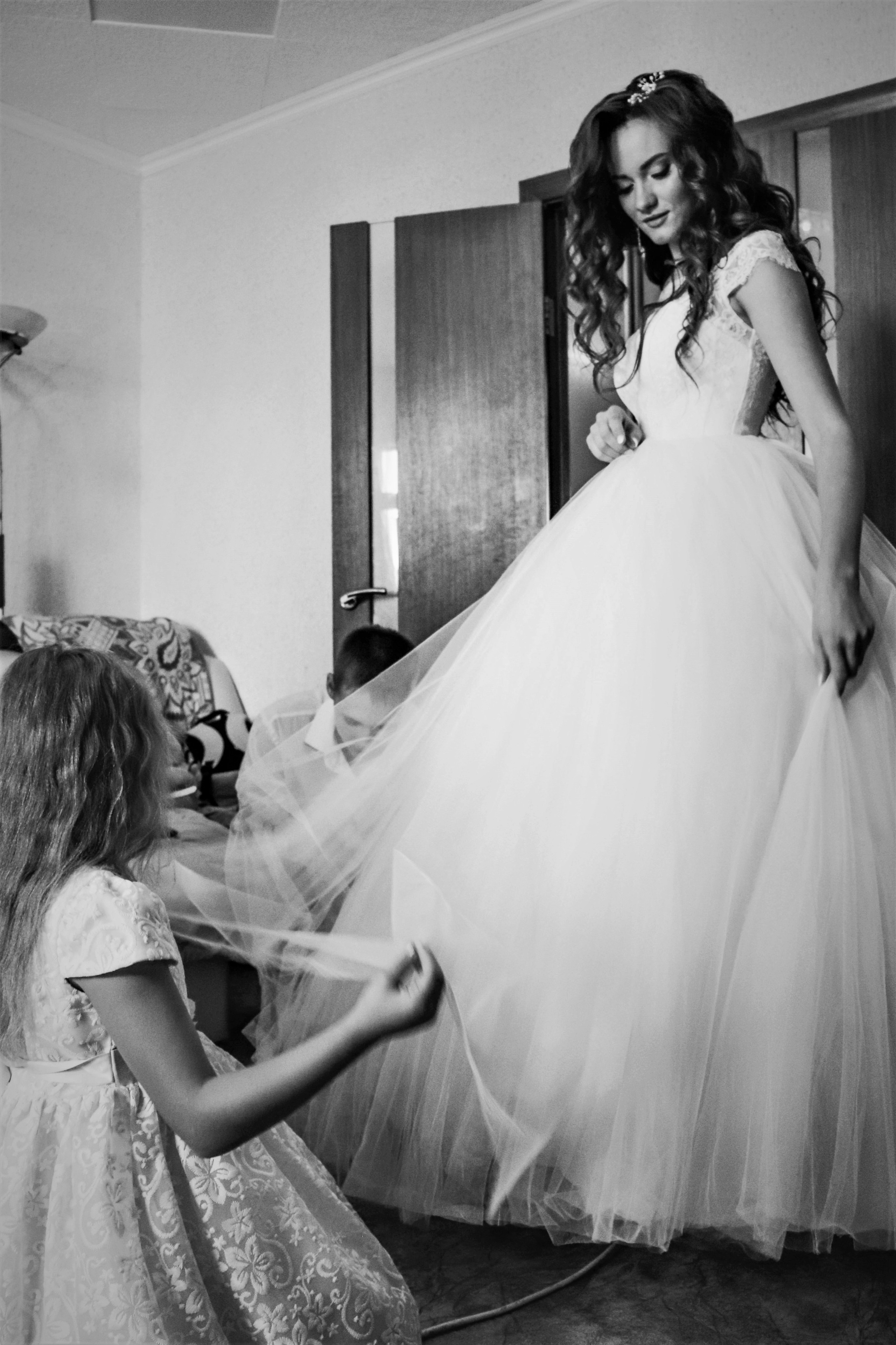 Фотосессия утреннего сбора невесты в городе Северск и Томск