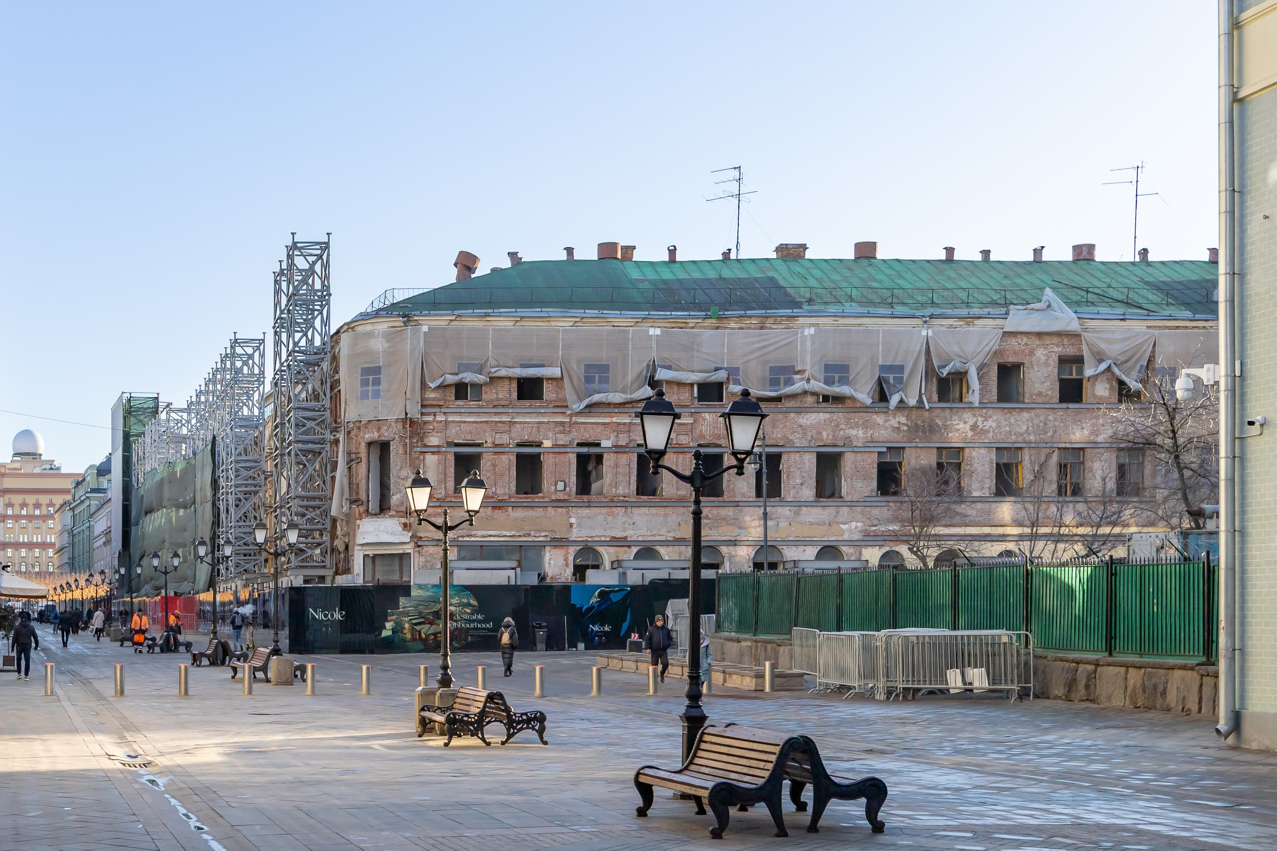 Съемка для строительной компании в Богоявленском переулке. Интерьерный фотограф в Москве Сергей Чекмезов
