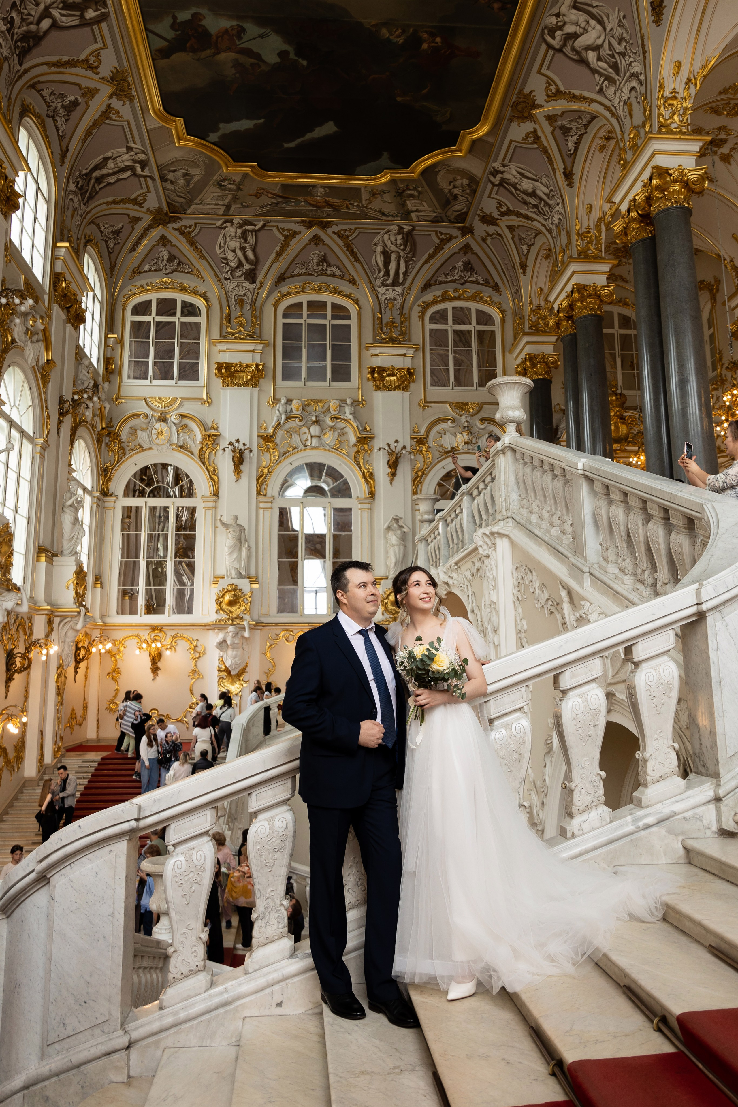 Свадебная фотосессия в Эрмитаже. Семейный и свадебный фотограф в Санкт-Петербурге Татьяна Швыкова