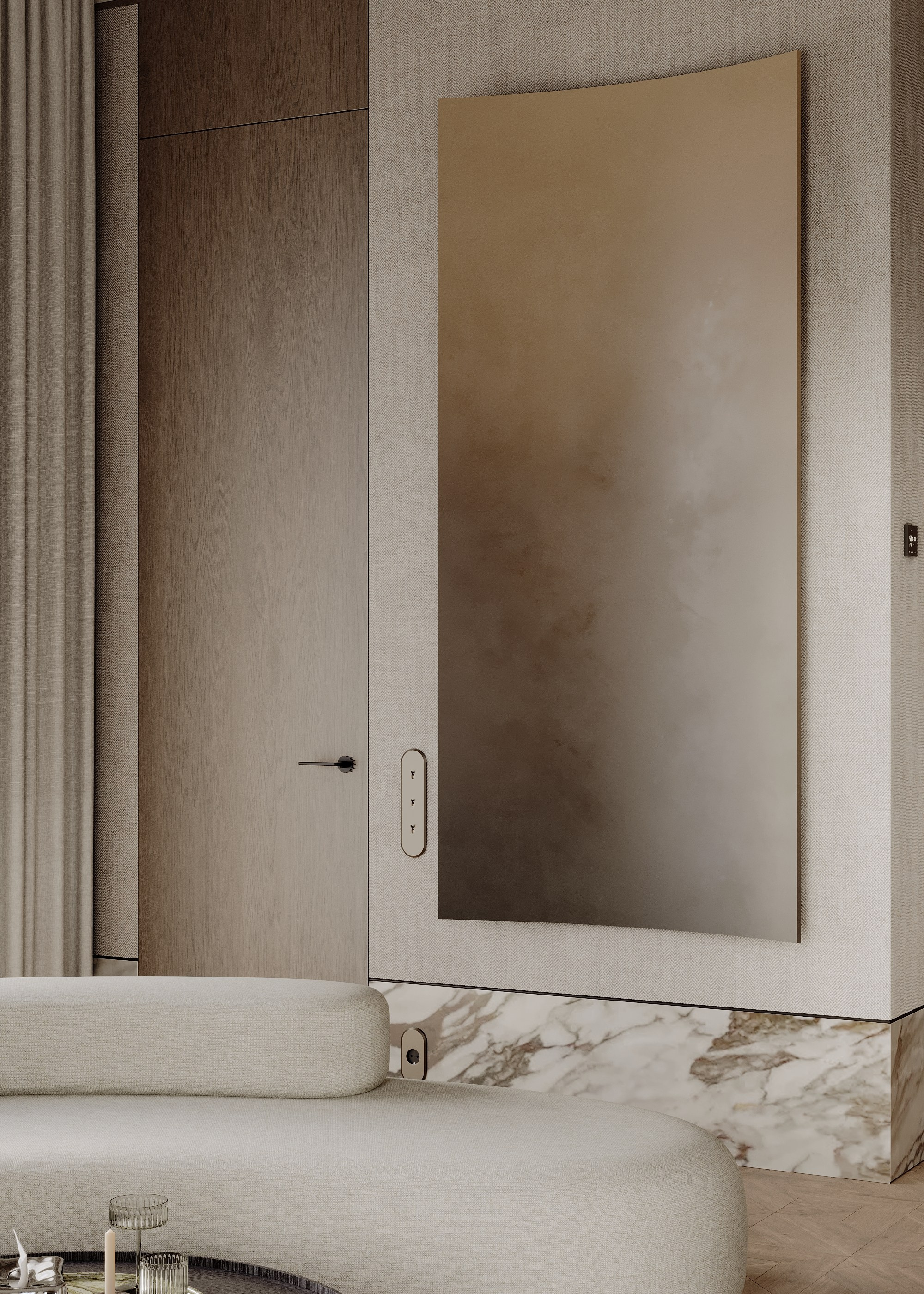 Лапино | гостиная сьют. 3d визуализатор Валерия Романова