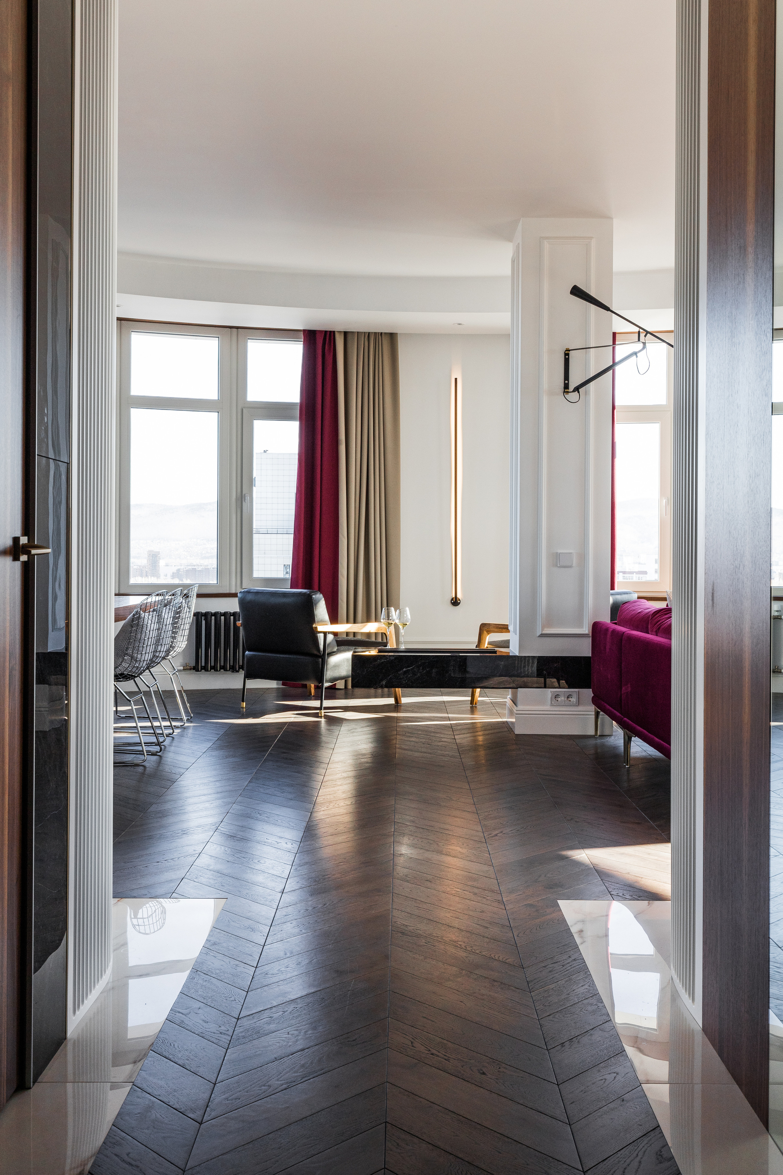 Трехкомнатная квартира ЖК «Адмирал» г. Красноярск. Дизайн интерьера от Дмитрия Баландина