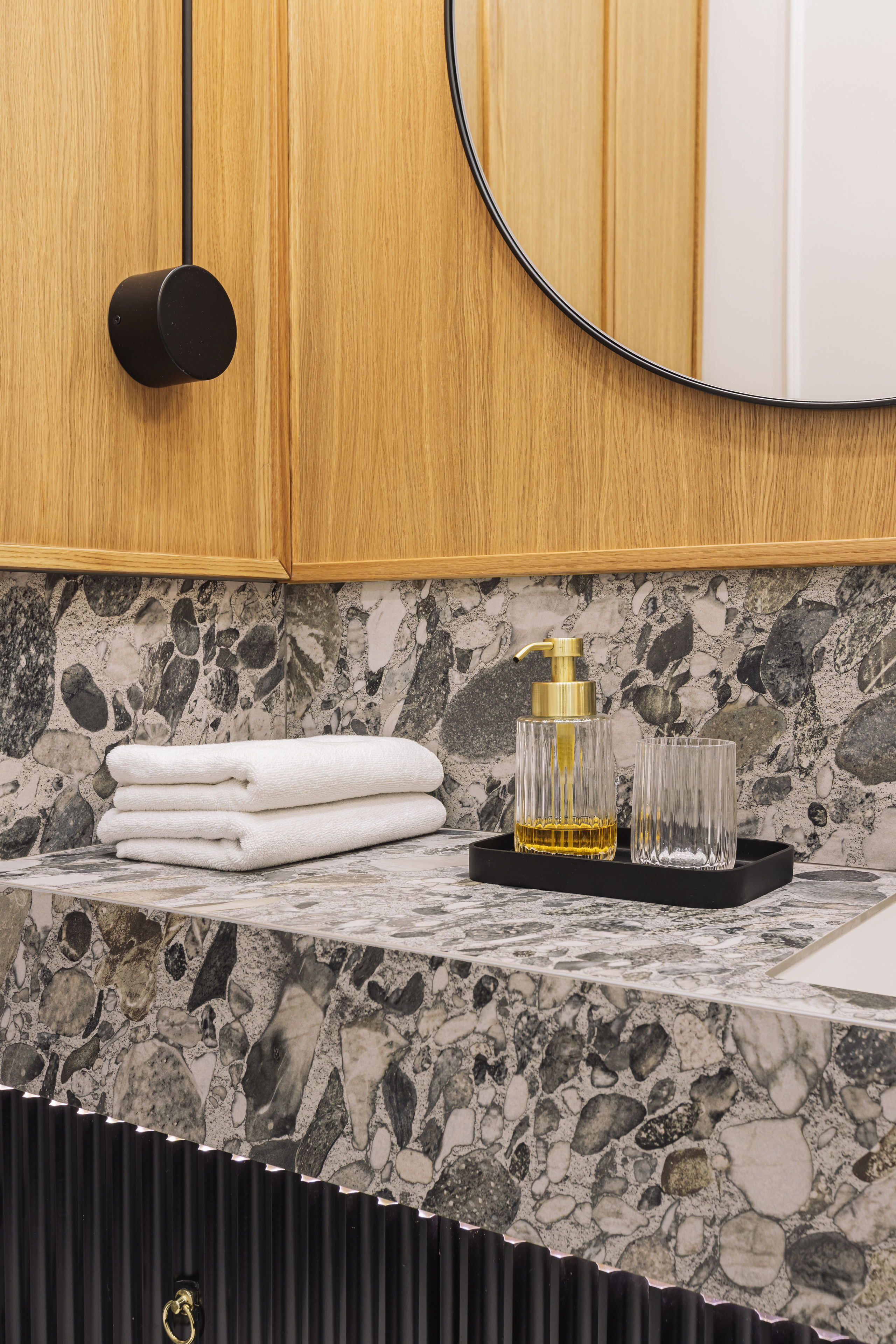 Ванная комната ЖК «Южный Берег» г. Красноярск. Дизайн интерьера от Дмитрия Баландина