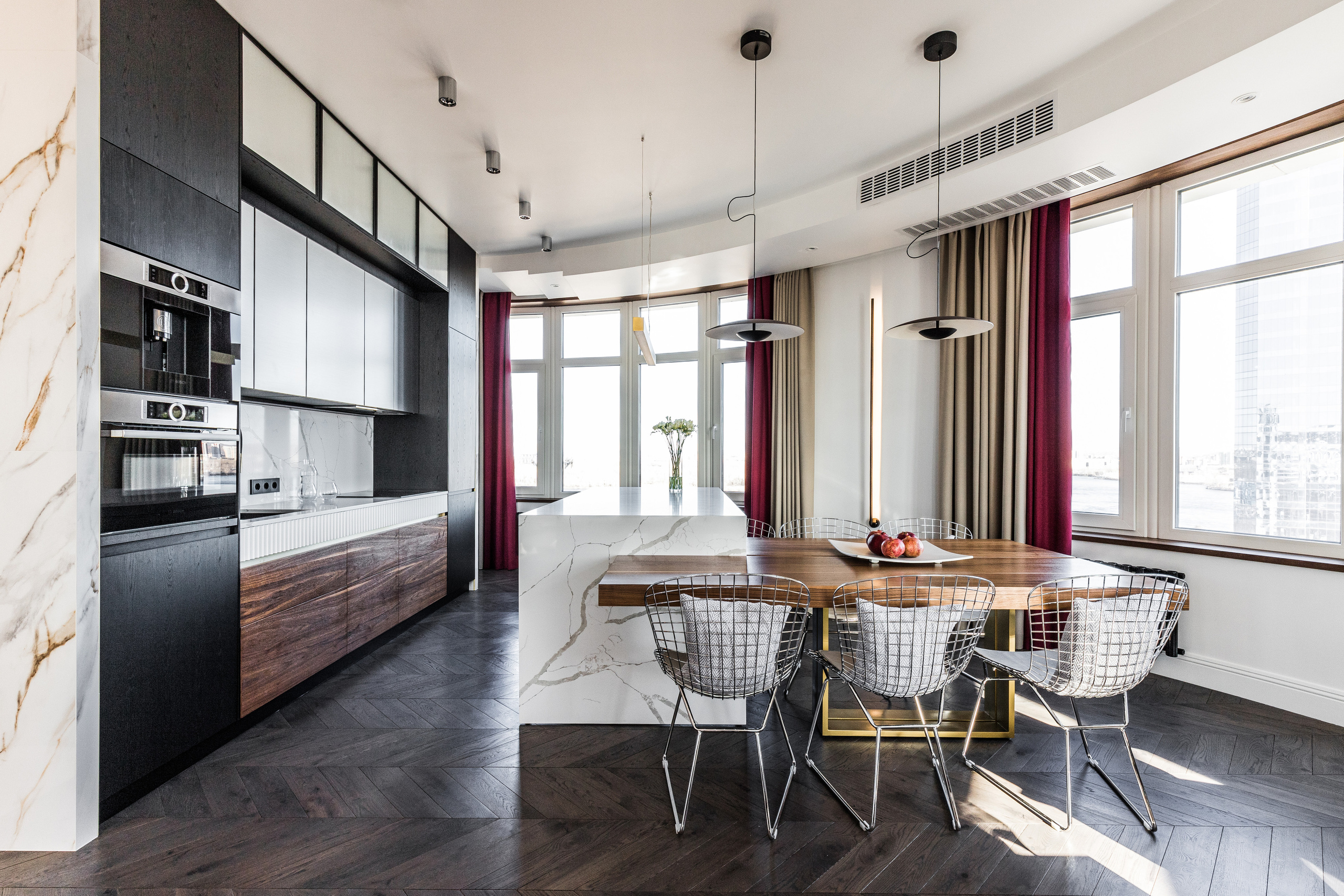 Трехкомнатная квартира ЖК «Адмирал» г. Красноярск. Дизайн интерьера от Дмитрия Баландина